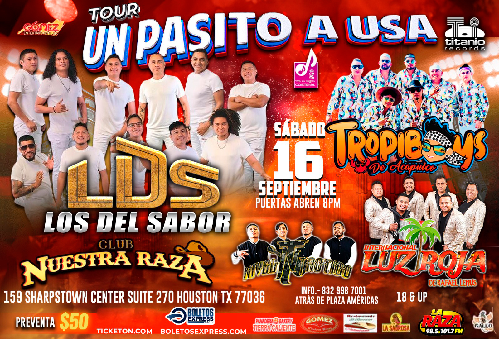 LDS LOS DEL SABOR | GABRIEL GALLO Tickets - BoletosExpress