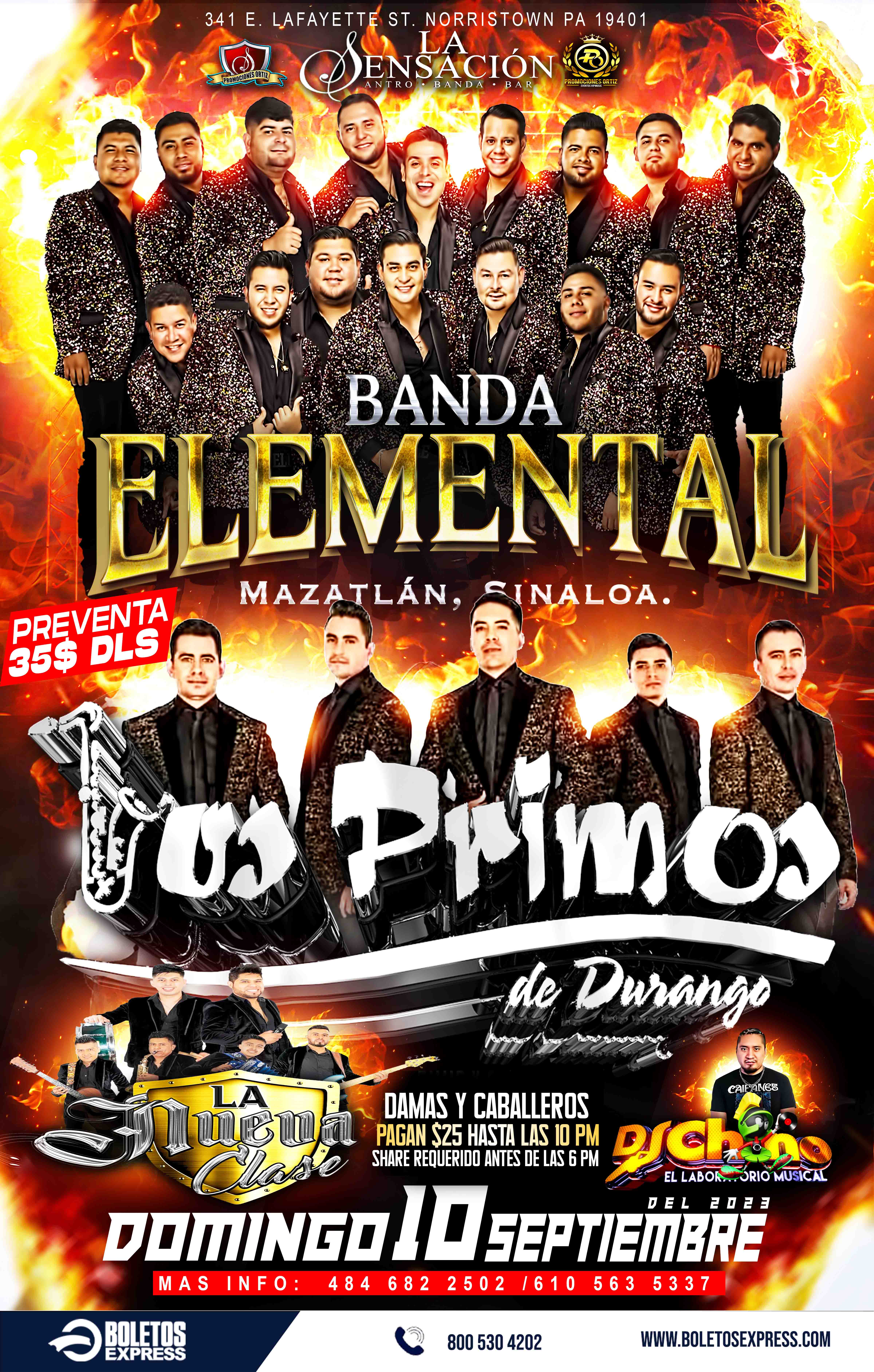 BANDA ELEMENTAL | LOS PRIMOS DE DURANGO | LA NUEVA CLAVE