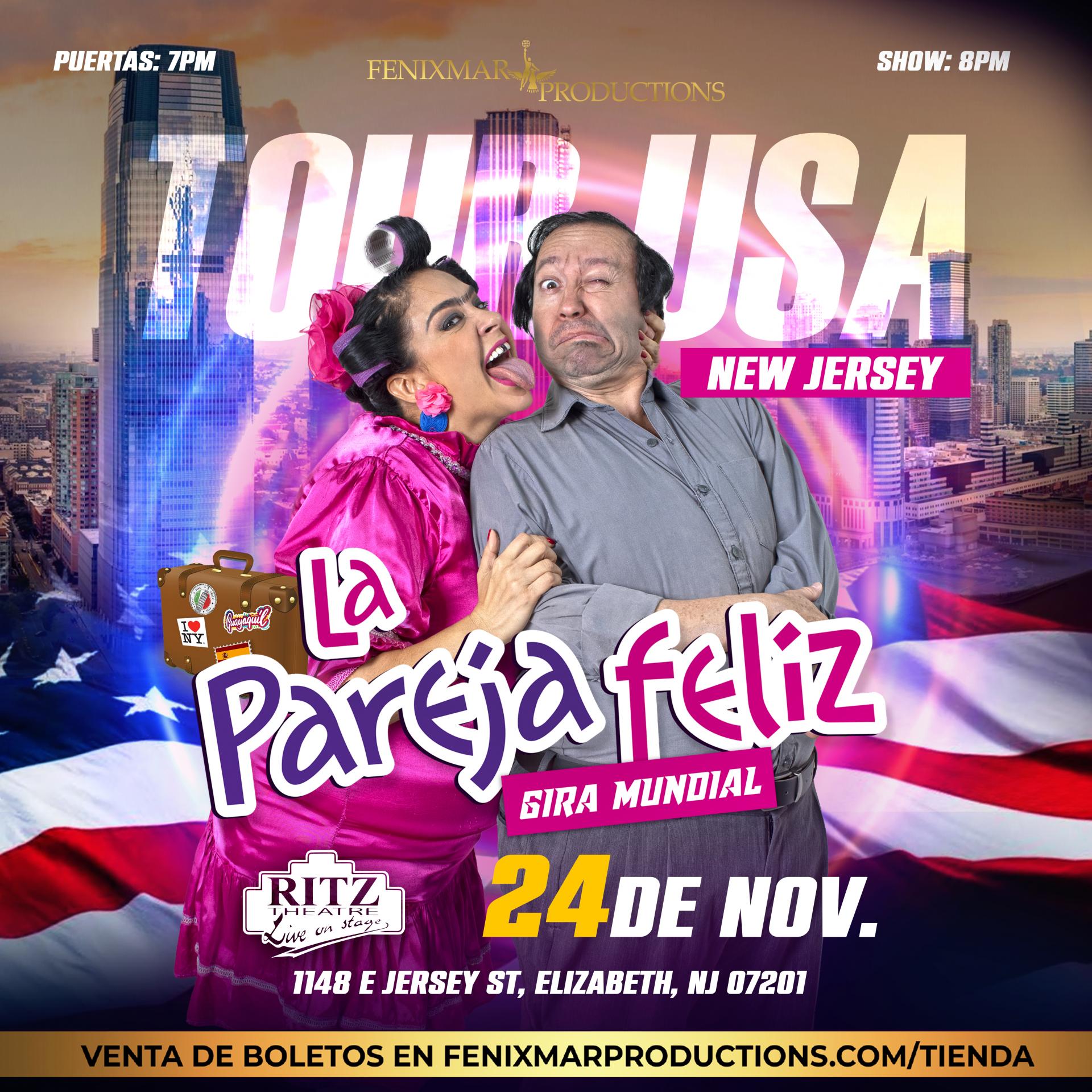 Buy tickets for La Pareja Feliz La Pareja Feliz