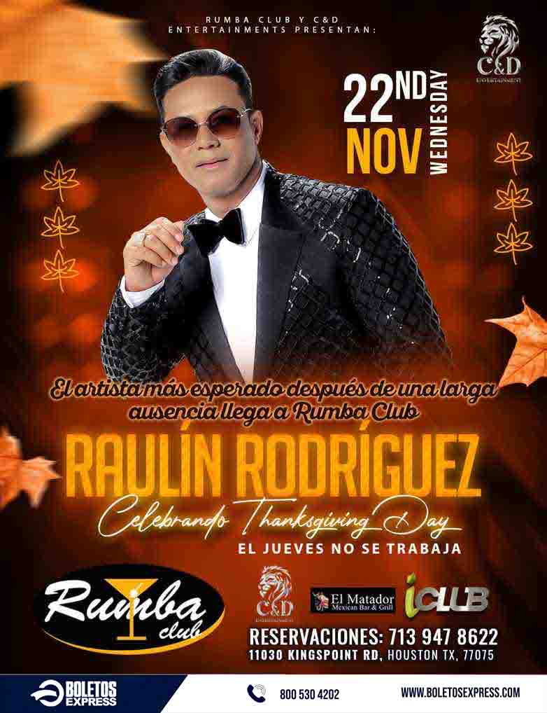 Buy tickets for RAULÍN RODRÍGUEZ RAULÍN RODRÍGUEZ