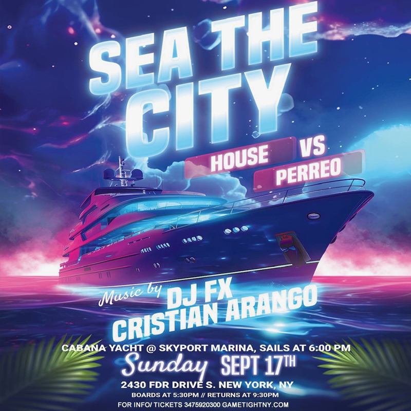Buy tickets for Sea the City House vs Perreo Sunday Funday Sunset Yacht Party Cruise Sea the City House vs Perreo Sunday Funday Sunset Yacht Party Cruise