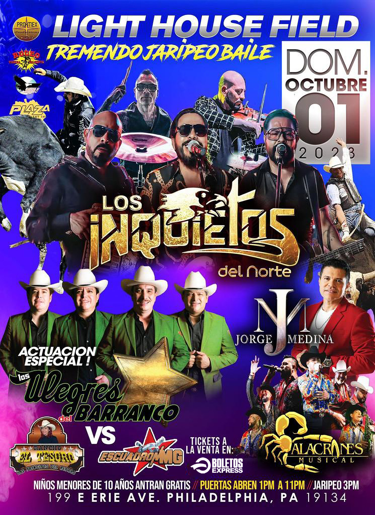 Buy tickets for LOS INQUIETOS DEL NORTE LOS INQUIETOS DEL NORTE