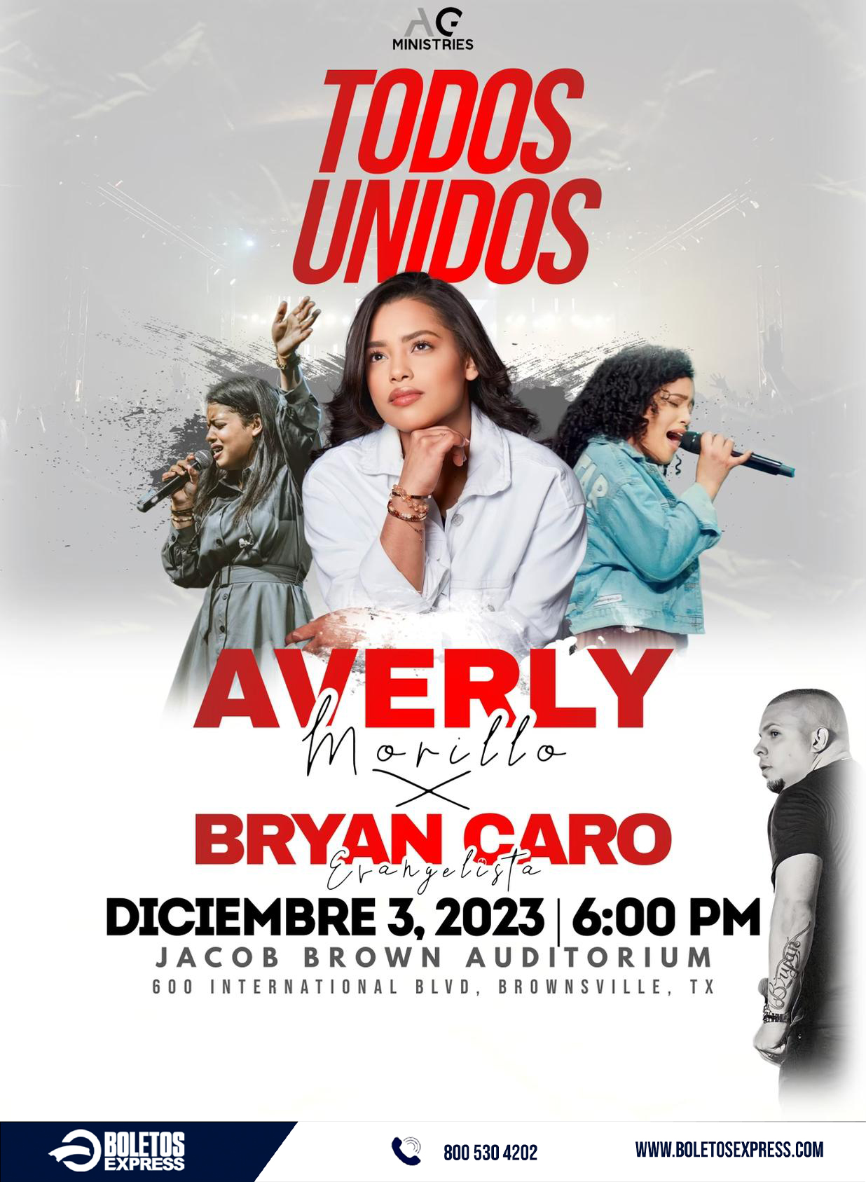AVERLY MORILLO & BRYAN CARO EVANGELISTA Tickets BoletosExpress