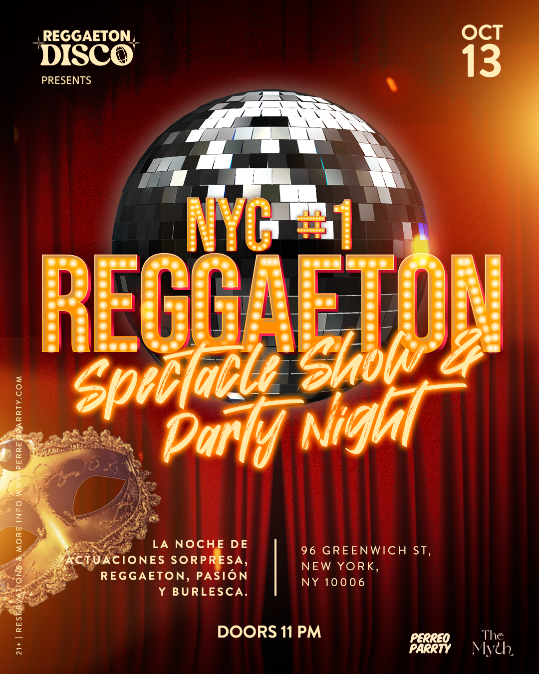 Reggaeton Disco: REGGAETON SPECTACLE Variety Show & Party Night