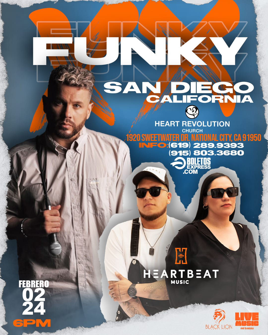 Buy tickets for FUNKY | HEARTBEAT MUSIC FUNKY | HEARTBEAT MUSIC