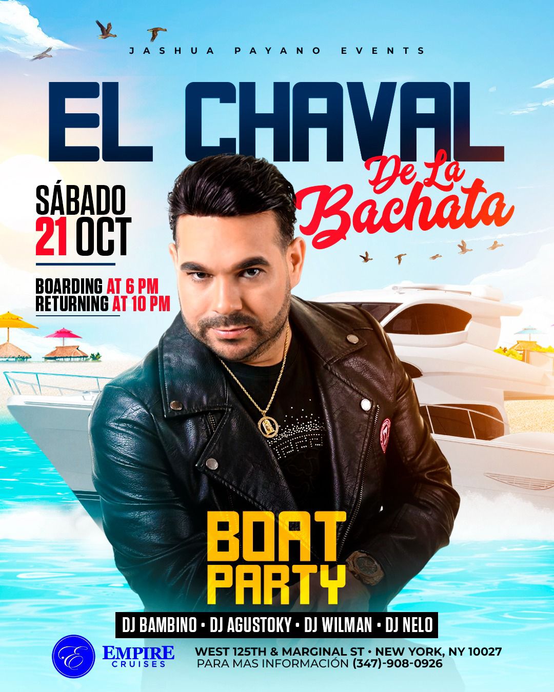 EL CHAVAL DE LA BACHATA - BOAT PARTY