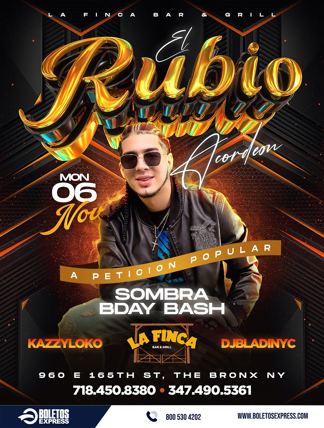 EL RUBIO ACORDEON Tickets - BoletosExpress