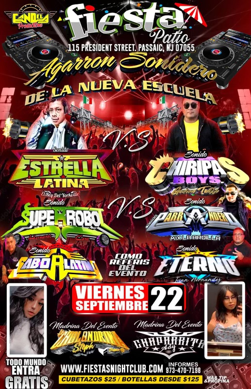 Buy tickets for Estrella Latina Vs. Chiripas Boys; Súper Robot Vs. Parrandero; Réferis Sabor Latino y Sonido Eterno Estrella Latina Vs. Chiripas Boys; Súper Robot Vs. Parrandero; Réferis Sabor Latino y Sonido Eterno