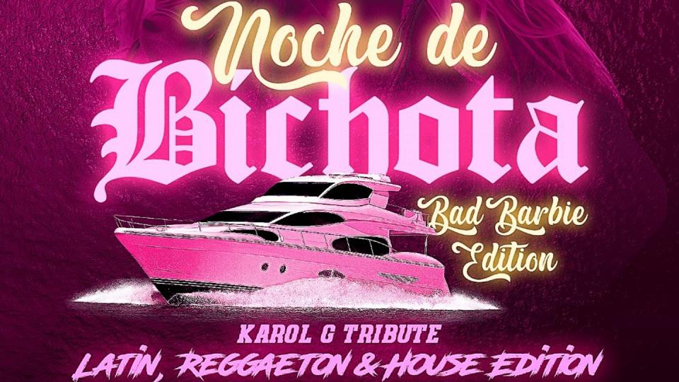 Noche de Bichota Karol G Theme Cabana Yacht Party Cruise