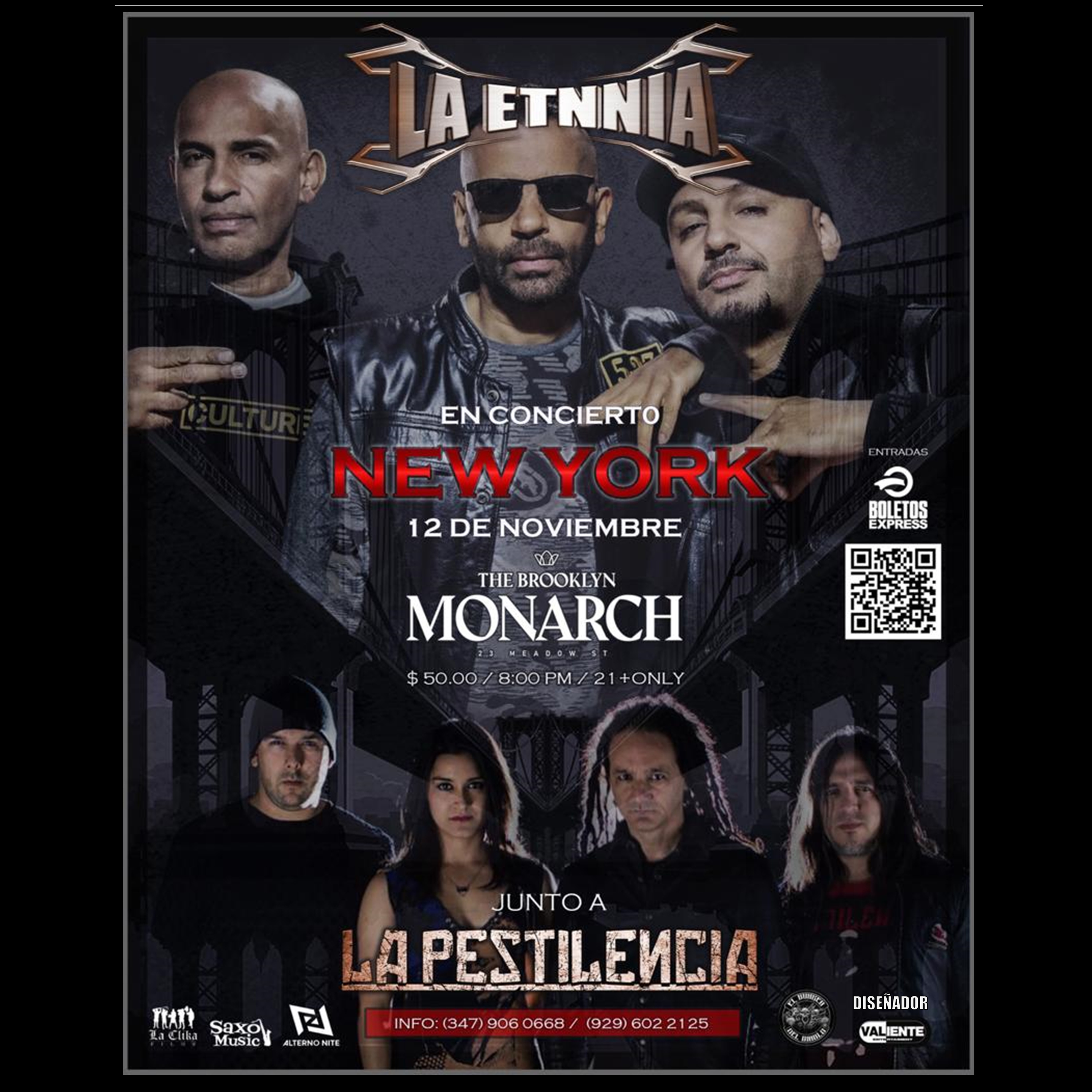 Buy tickets for LA ETNNIA JUNTO A LA PESTILENCIA LA ETNNIA JUNTO A LA PESTILENCIA