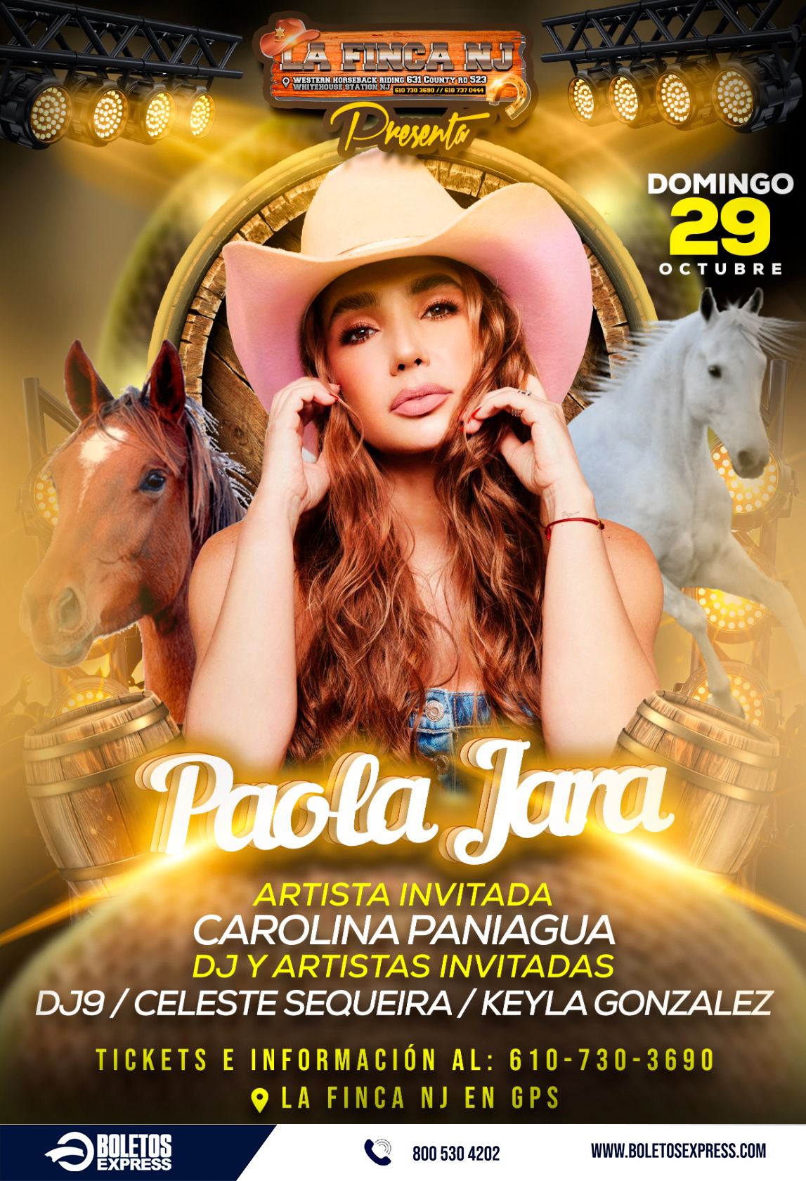 Buy tickets for PAOLA JARA & PASO FINO SHOW PAOLA JARA & PASO FINO SHOW