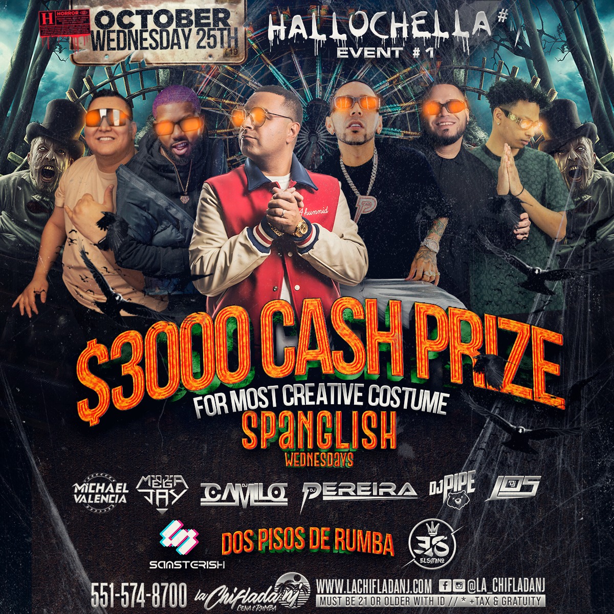 Buy tickets for HALLOCHELLA EVENT # 1 AT LA CHIFLADA HALLOCHELLA EVENT # 1 AT LA CHIFLADA