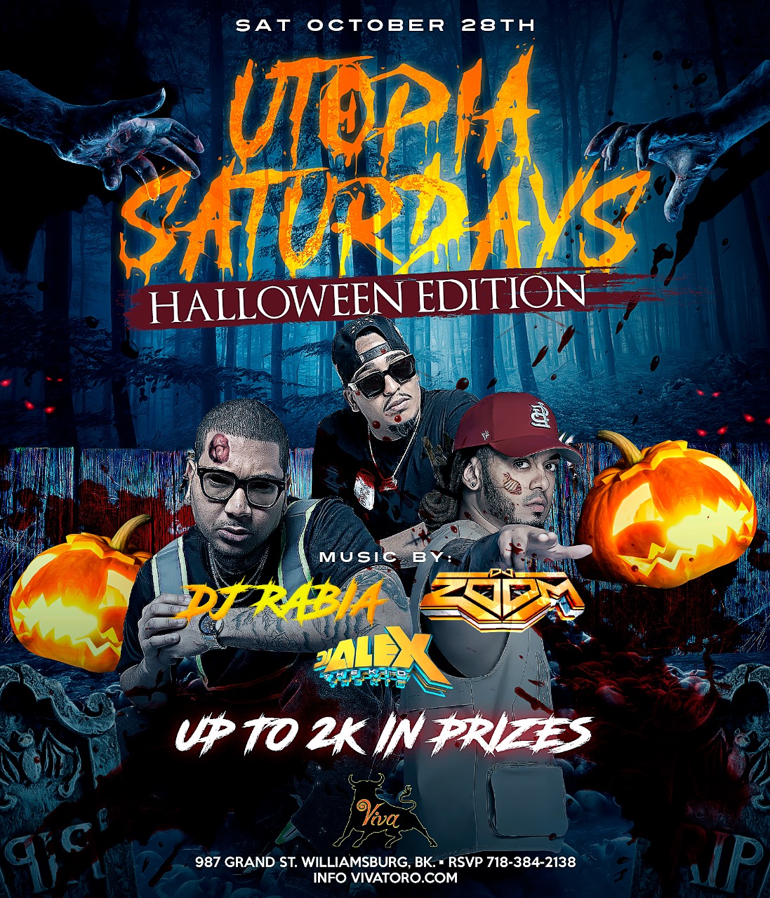 Halloween Utopia Up to 2k Prize BROOKLYN Tickets BoletosExpress