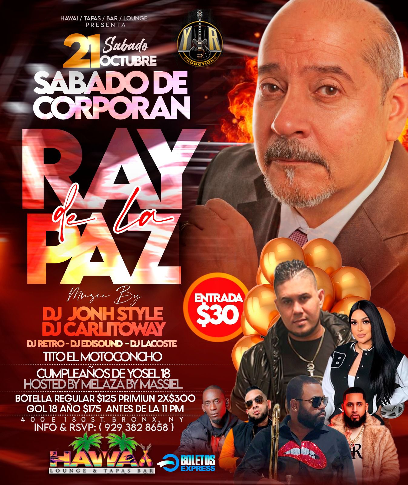 RAY DE LA PAZ Tickets - BoletosExpress