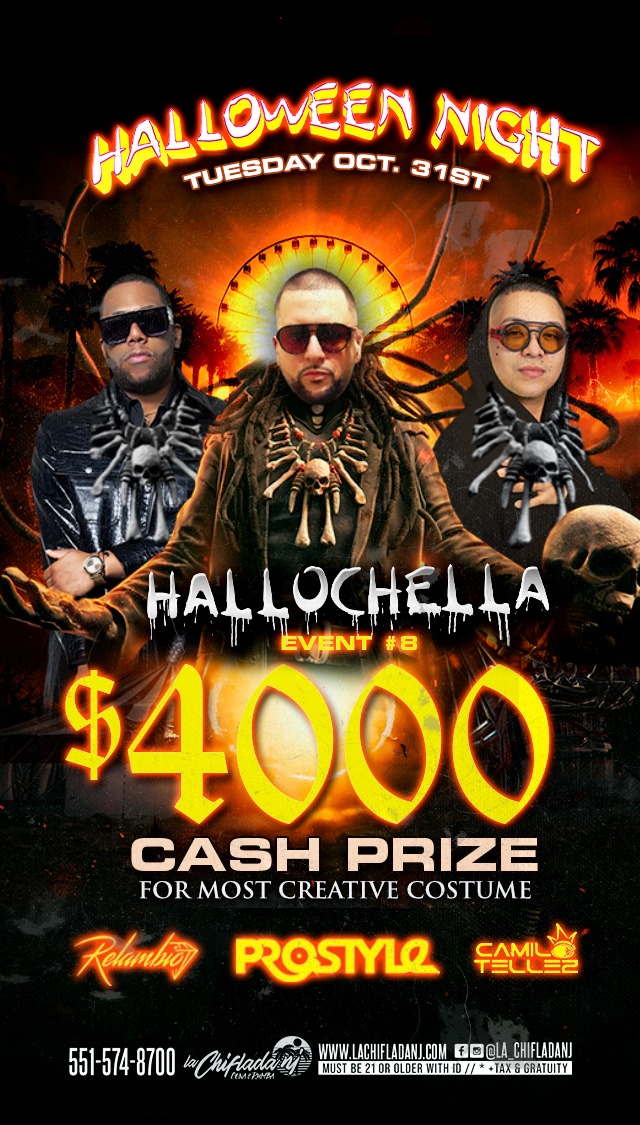 Buy tickets for HALLOWEEN NIGHT AT LA CHIFLADA HALLOWEEN NIGHT AT LA CHIFLADA