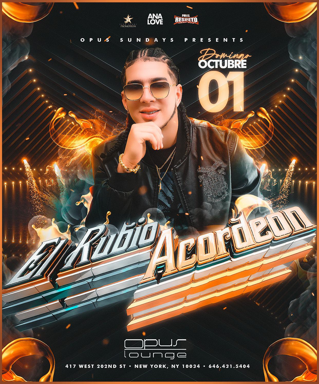 Buy tickets for EL RUBIO DE EL ACORDEÓN EL RUBIO DE EL ACORDEÓN