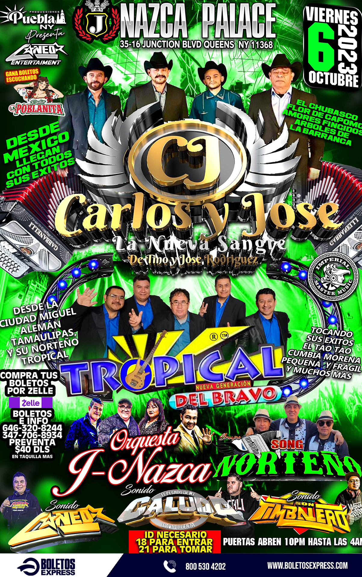 Buy tickets for Bailazo con Carlos y Jose y Tropical del Bravo Bailazo con Carlos y Jose y Tropical del Bravo