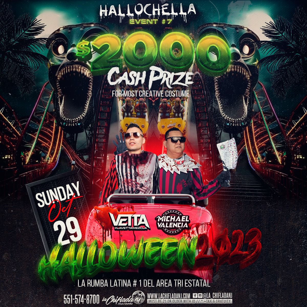 Buy tickets for HALLOCHELLA EVENT # 7 AT LA CHIFLADA HALLOCHELLA EVENT # 7 AT LA CHIFLADA
