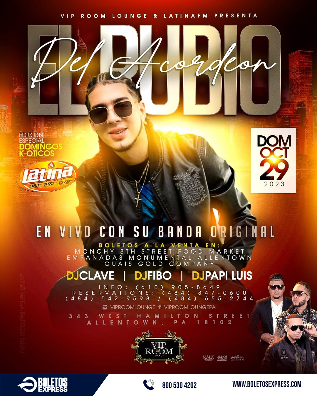 EL RUBIO ACORDEON Tickets - BoletosExpress