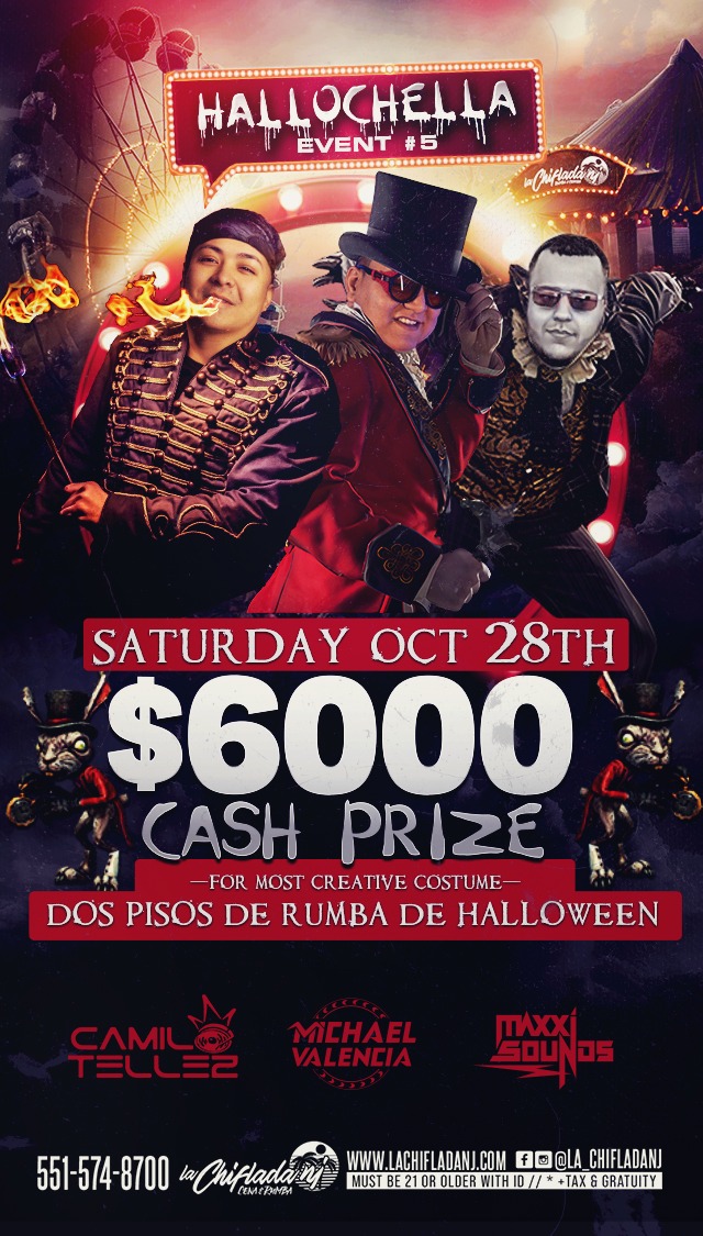 Buy tickets for HALLOCHELLA Event # 5 AT LA CHIFLADA HALLOCHELLA Event # 5 AT LA CHIFLADA