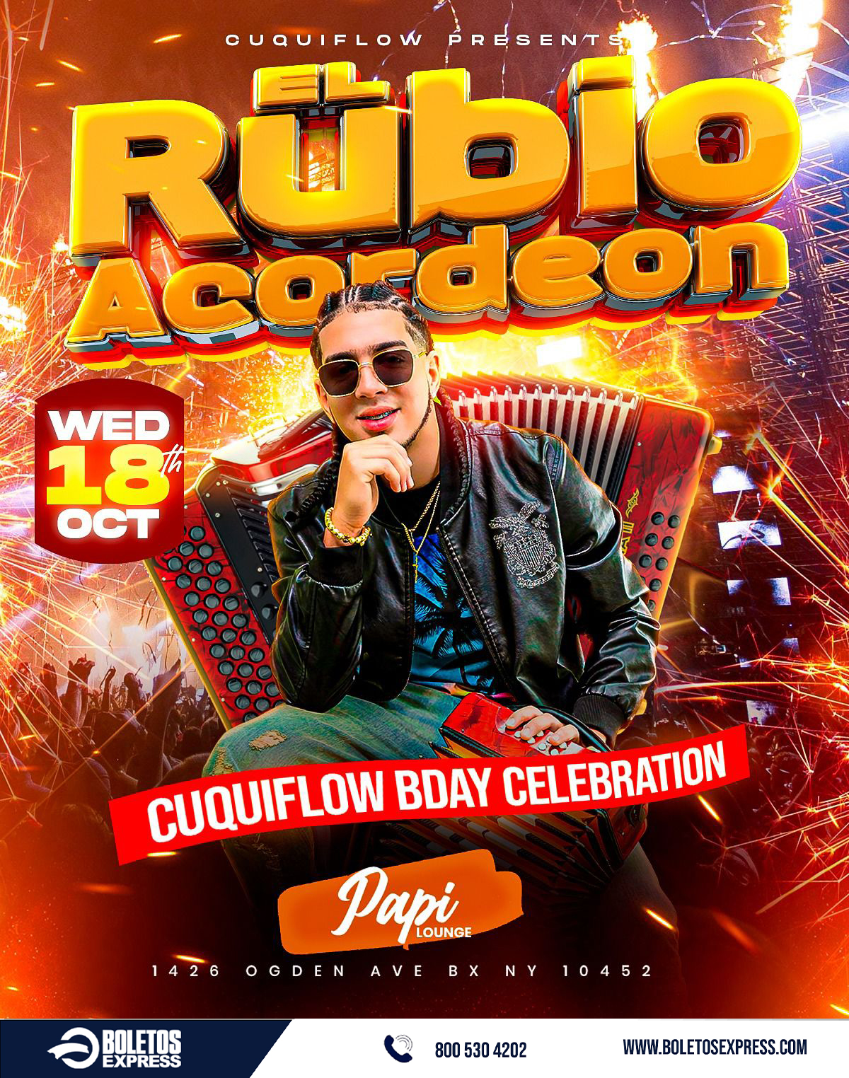 Buy tickets for EL RUBIO ACORDEON EL RUBIO ACORDEON