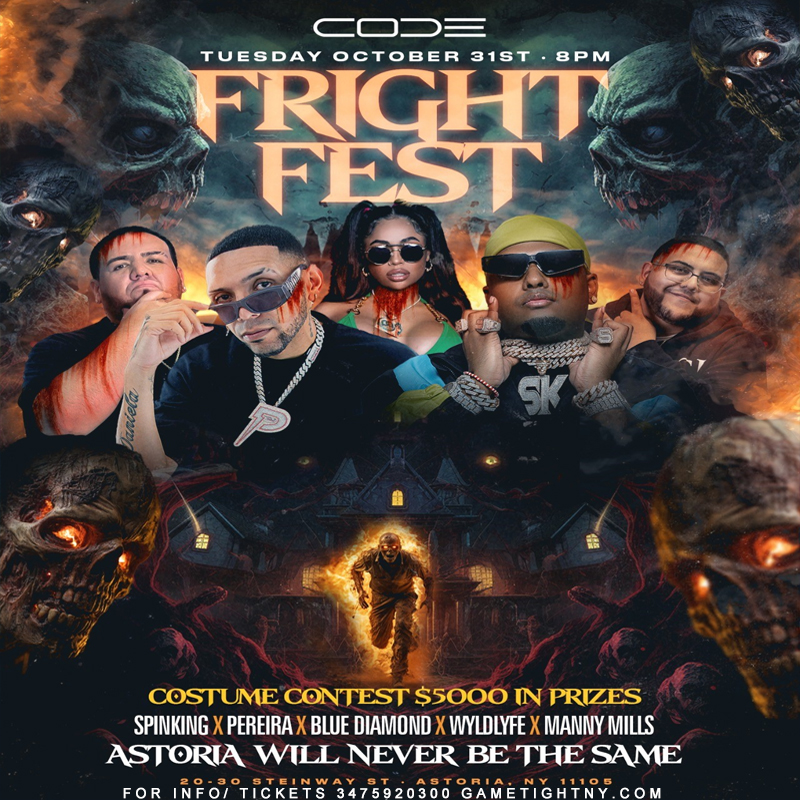 Buy tickets for Fright Fest at Code Astoria Queens 2023 Costume Prizes, Live Djs Fright Fest at Code Astoria Queens 2023 Costume Prizes, Live Djs
