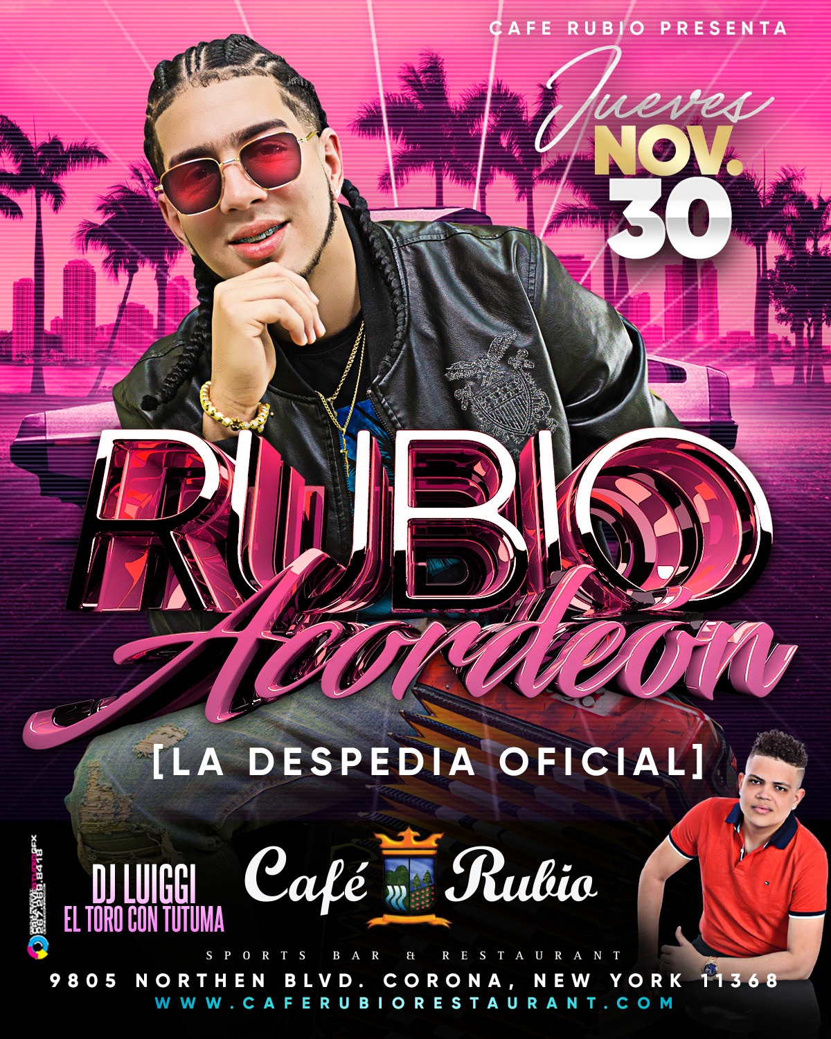 EL RUBIO ACORDEON EN CAFE RUBIO