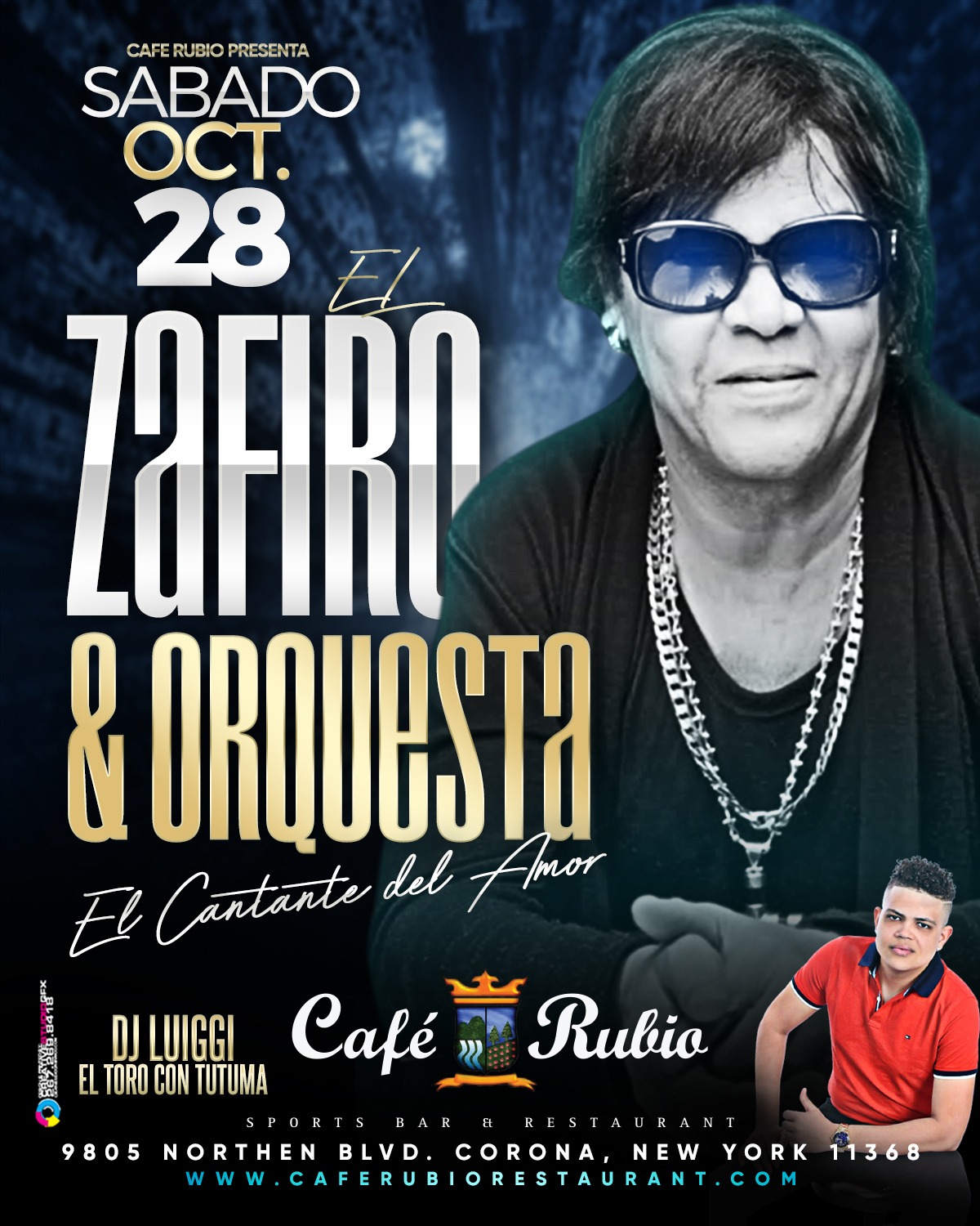 EL ZAFIRO & ORQUESTA EN CAFE RUBIO