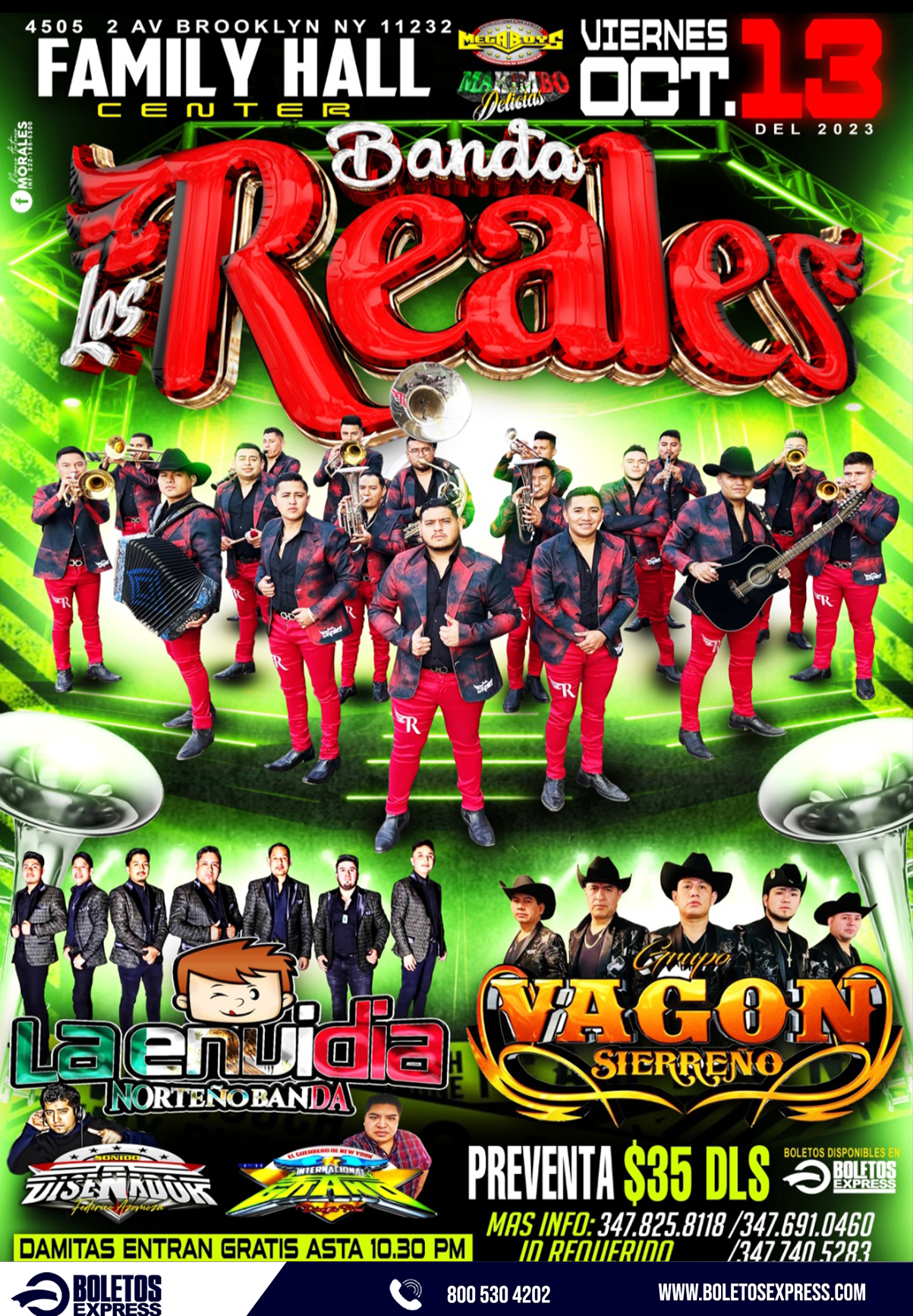 BANDA LOS REALES | LA ENVIDIA NORTEÑOBANDA | GRUPO VAGON SIERREÑO
