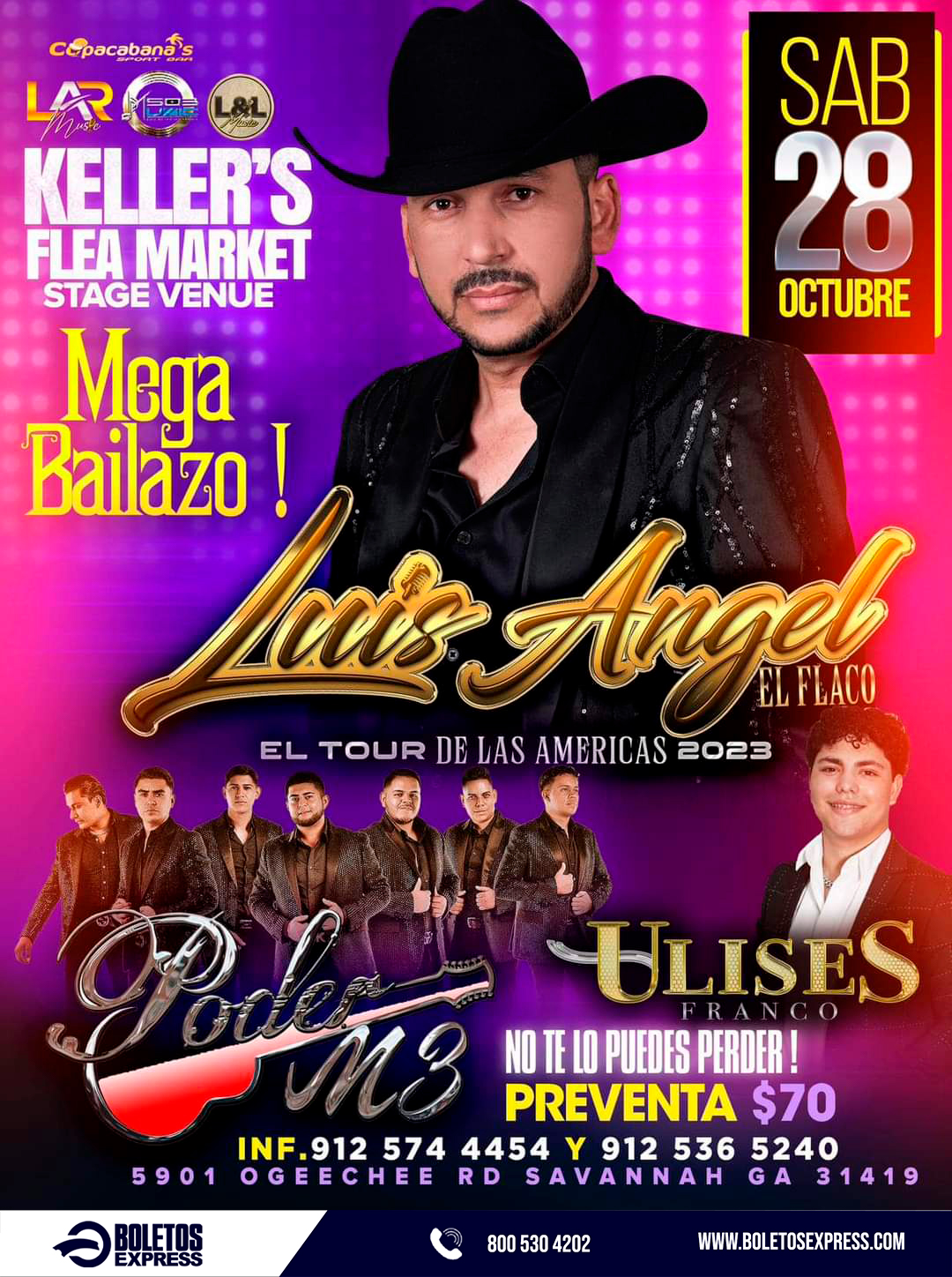 Buy tickets for LUIS ANGEL EL FLACO LUIS ANGEL EL FLACO