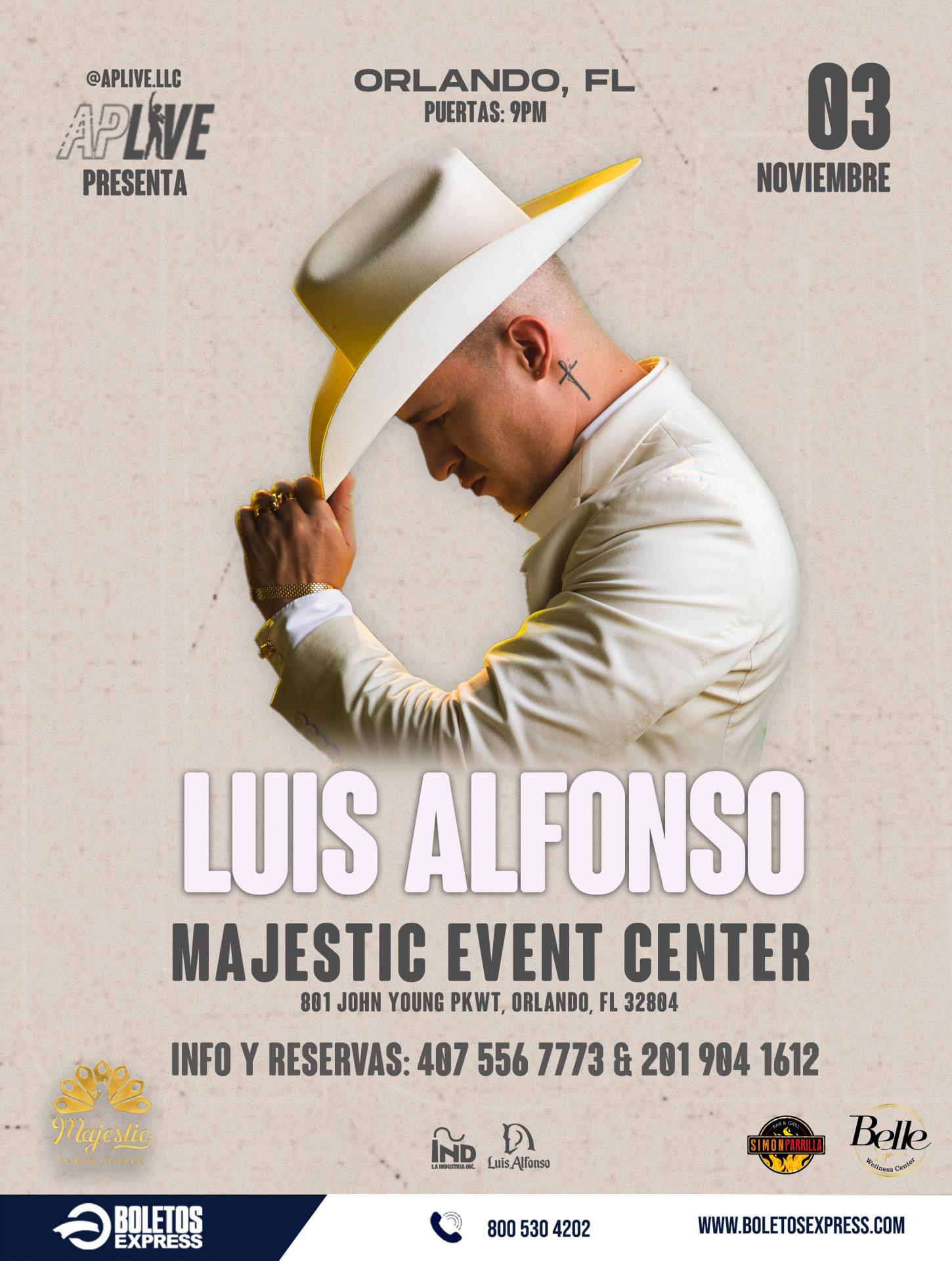Buy tickets for LUIS ALFONSO LUIS ALFONSO