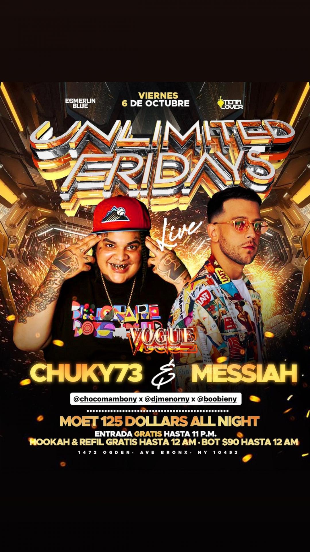 CHUKY73 MESSIAH Tickets BoletosExpress chuky73-messiah-tickets-boletosexpress