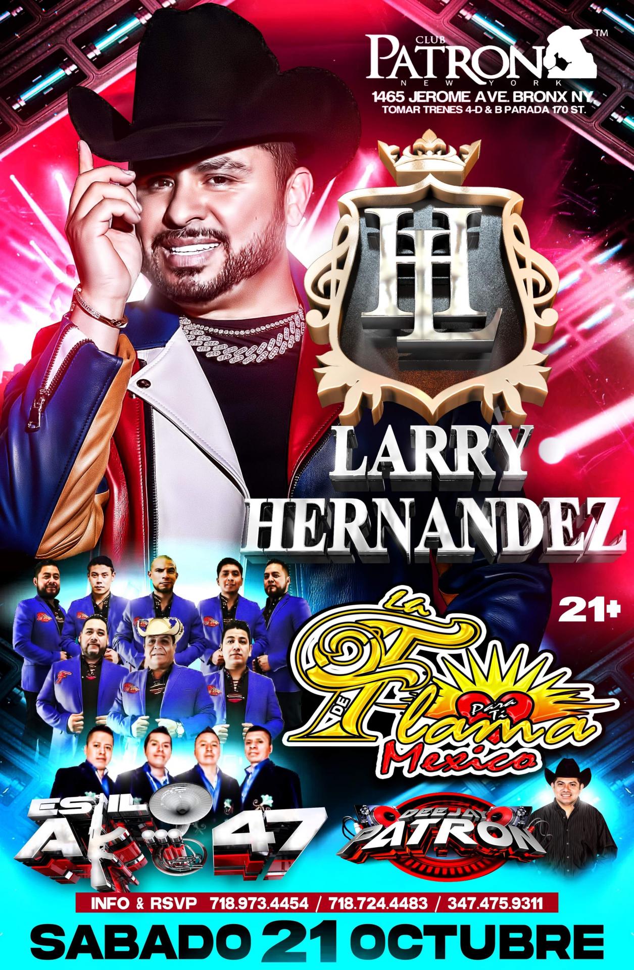 Buy tickets for LARRY HERNANDEZ LARRY HERNANDEZ