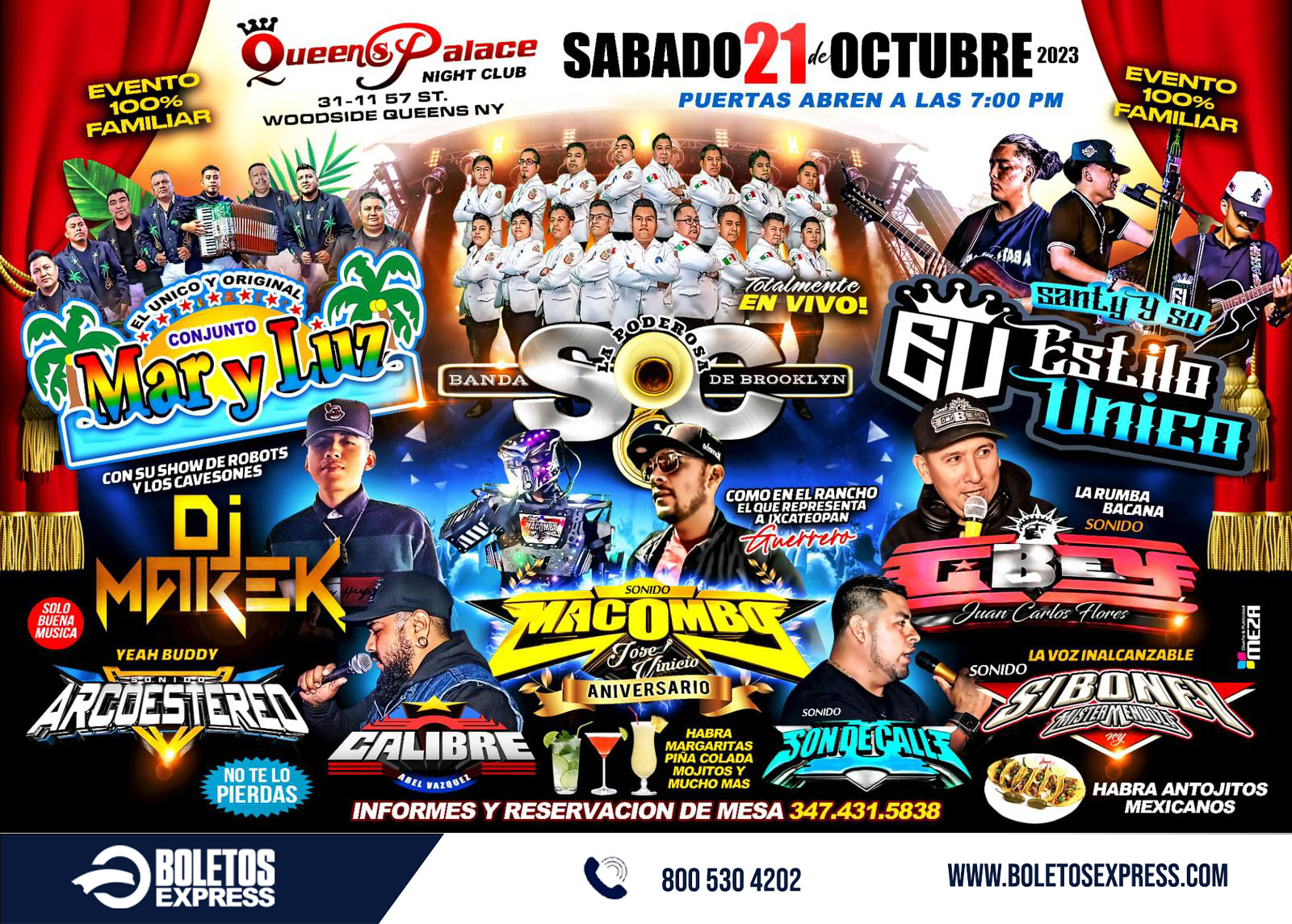 Buy tickets for LA PODEROSA BANDA SC | MAR Y LUZ | SANTY Y SU ESTILO UNICO LA PODEROSA BANDA SC | MAR Y LUZ | SANTY Y SU ESTILO UNICO