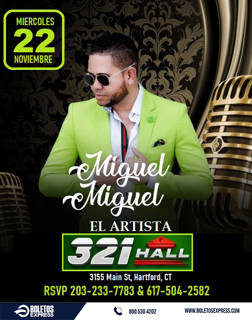 Buy tickets for MIGUEL EL ARTISTA MIGUEL EL ARTISTA