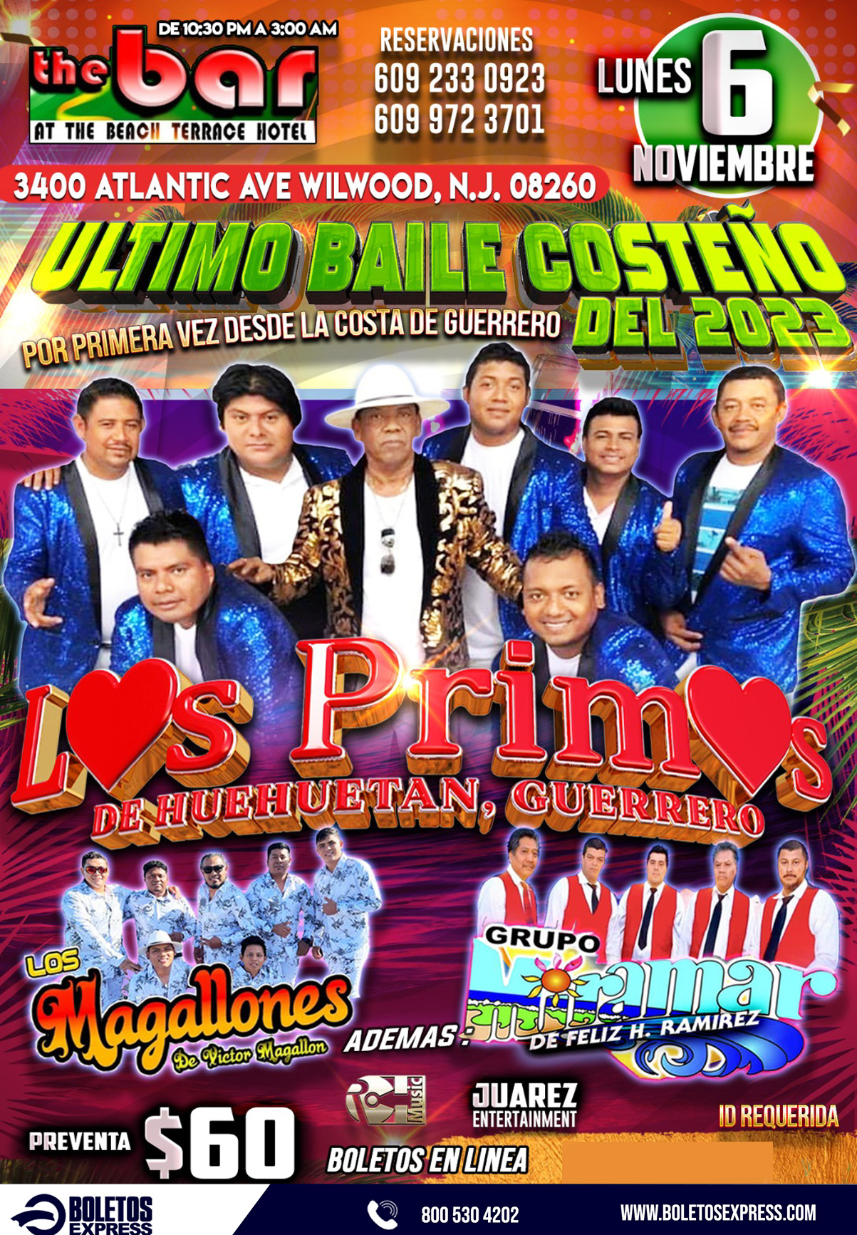 LOS PRIMOS DE HUEHUETAN - My Ticket VIP