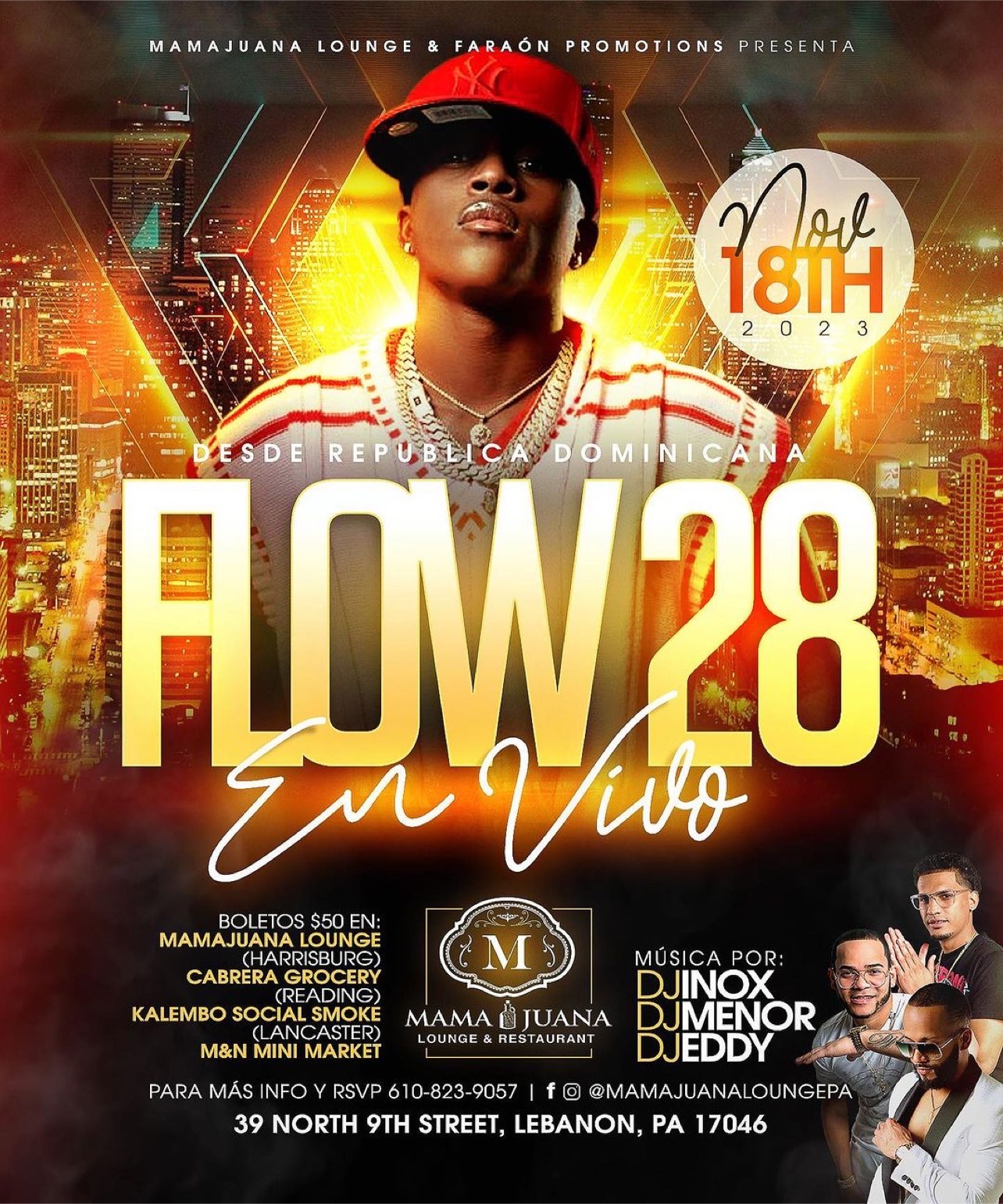 Flow 28 Rd FLOW 28 EN VIVO Tickets - BoletosExpress