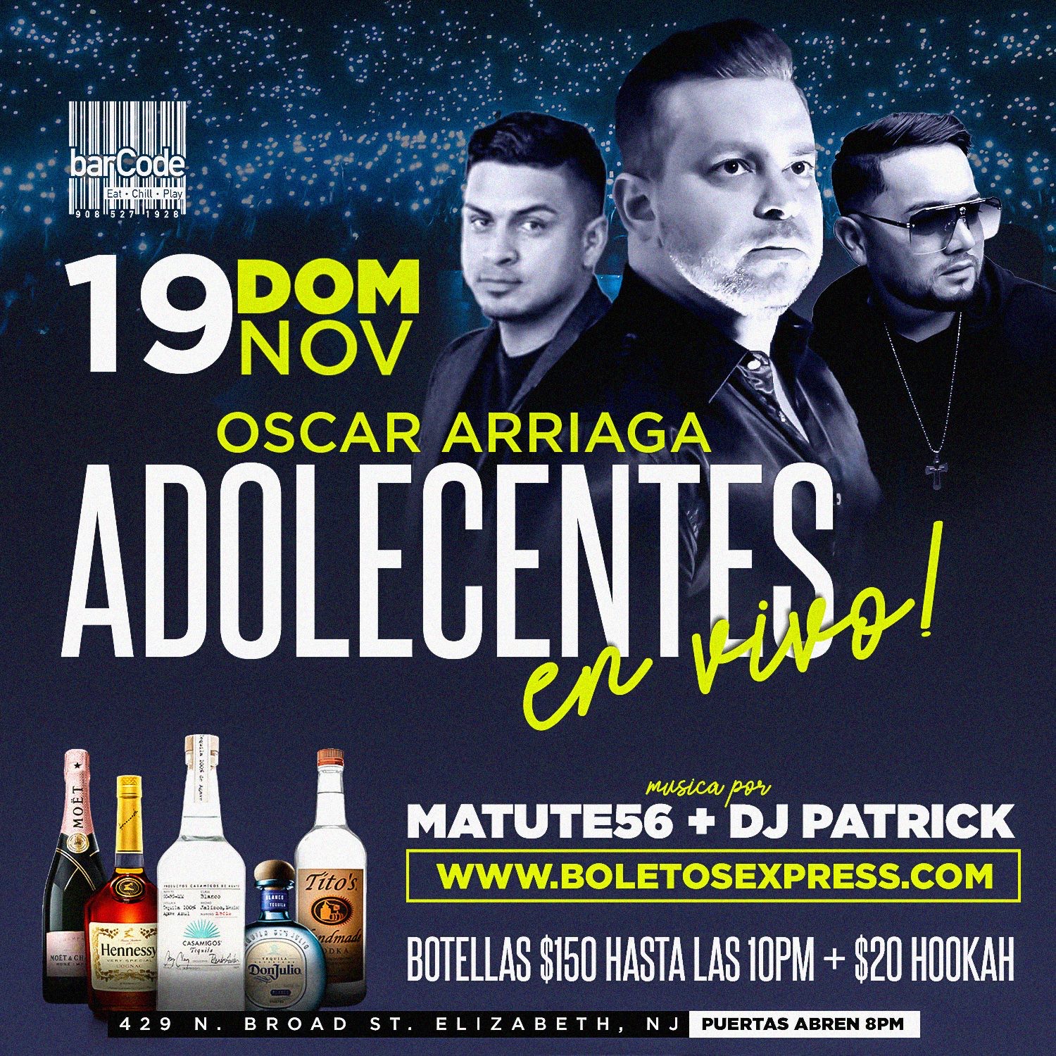 Buy tickets for OSCAR ARRIAGA ADOLECENTES EN VIVO OSCAR ARRIAGA ADOLECENTES EN VIVO