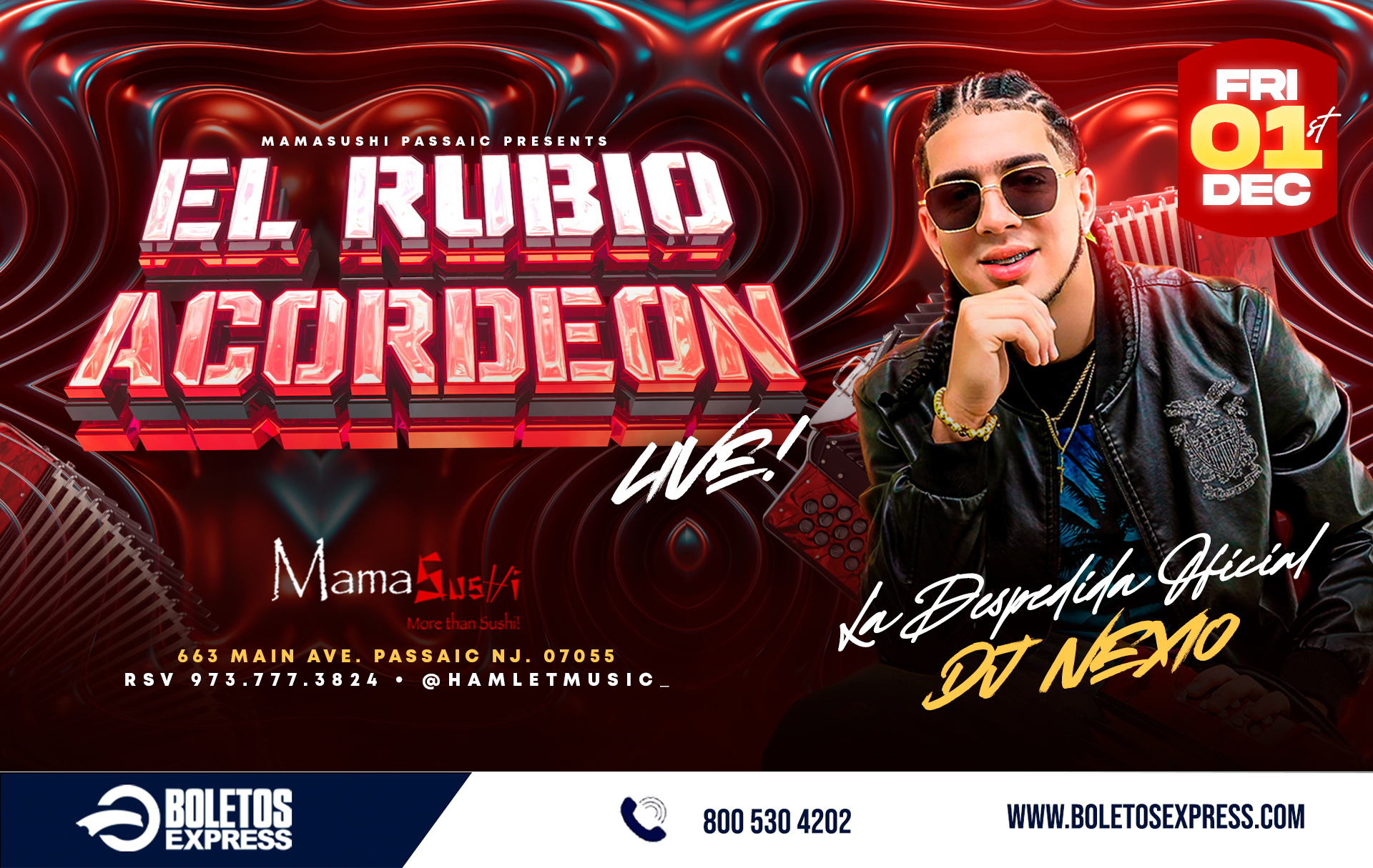 EL RUBIO ACORDEON Tickets - BoletosExpress