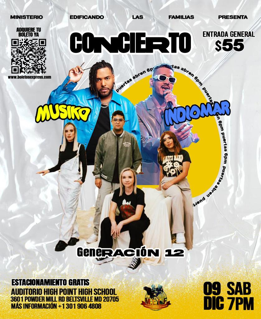 Buy tickets for GENERACION 12 | MUSIKO | INDIOMAR GENERACION 12 | MUSIKO | INDIOMAR