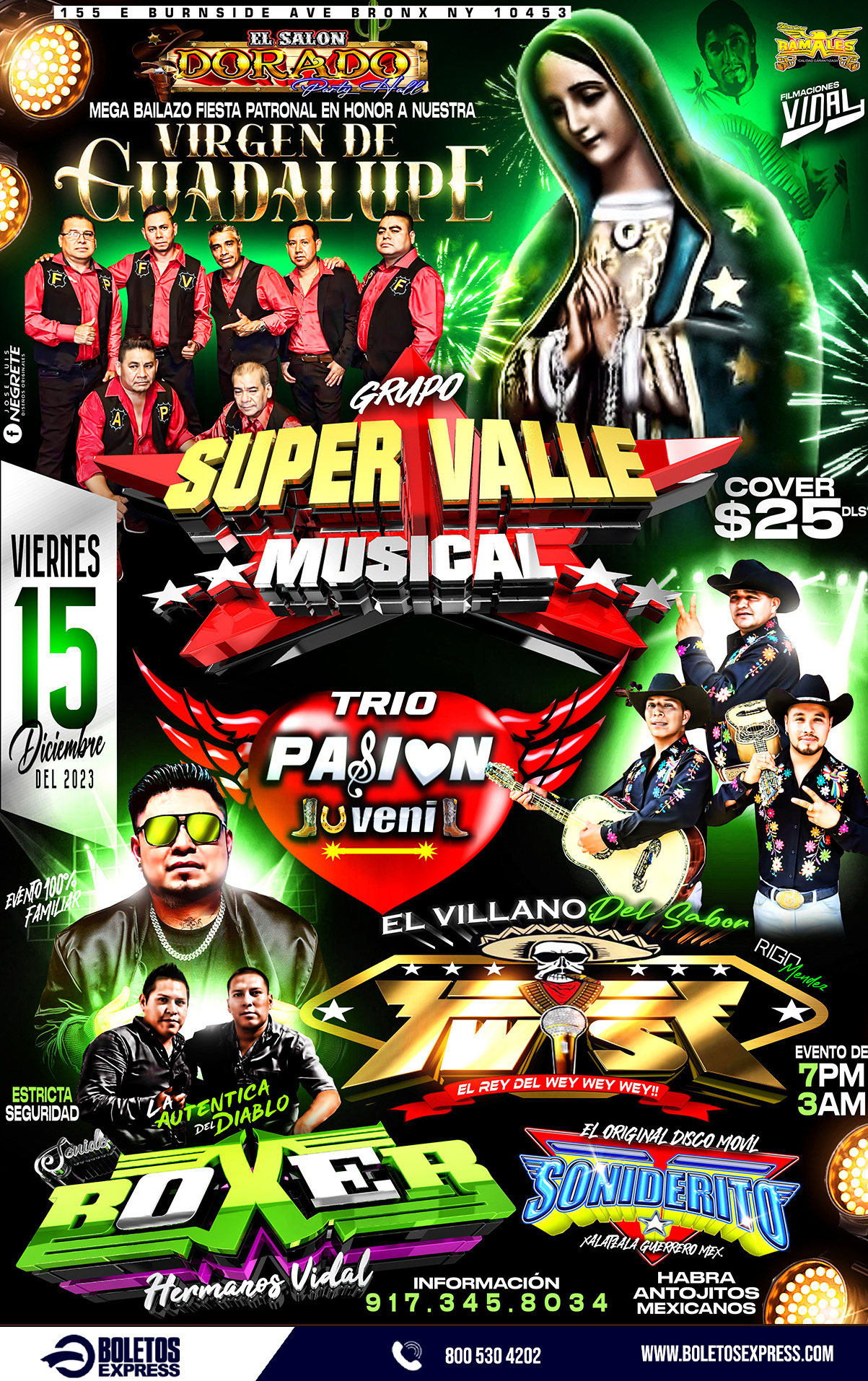 MEGA BAILAZO EN HONOR A NUESTRA VIRGEN DE GUADALUPE