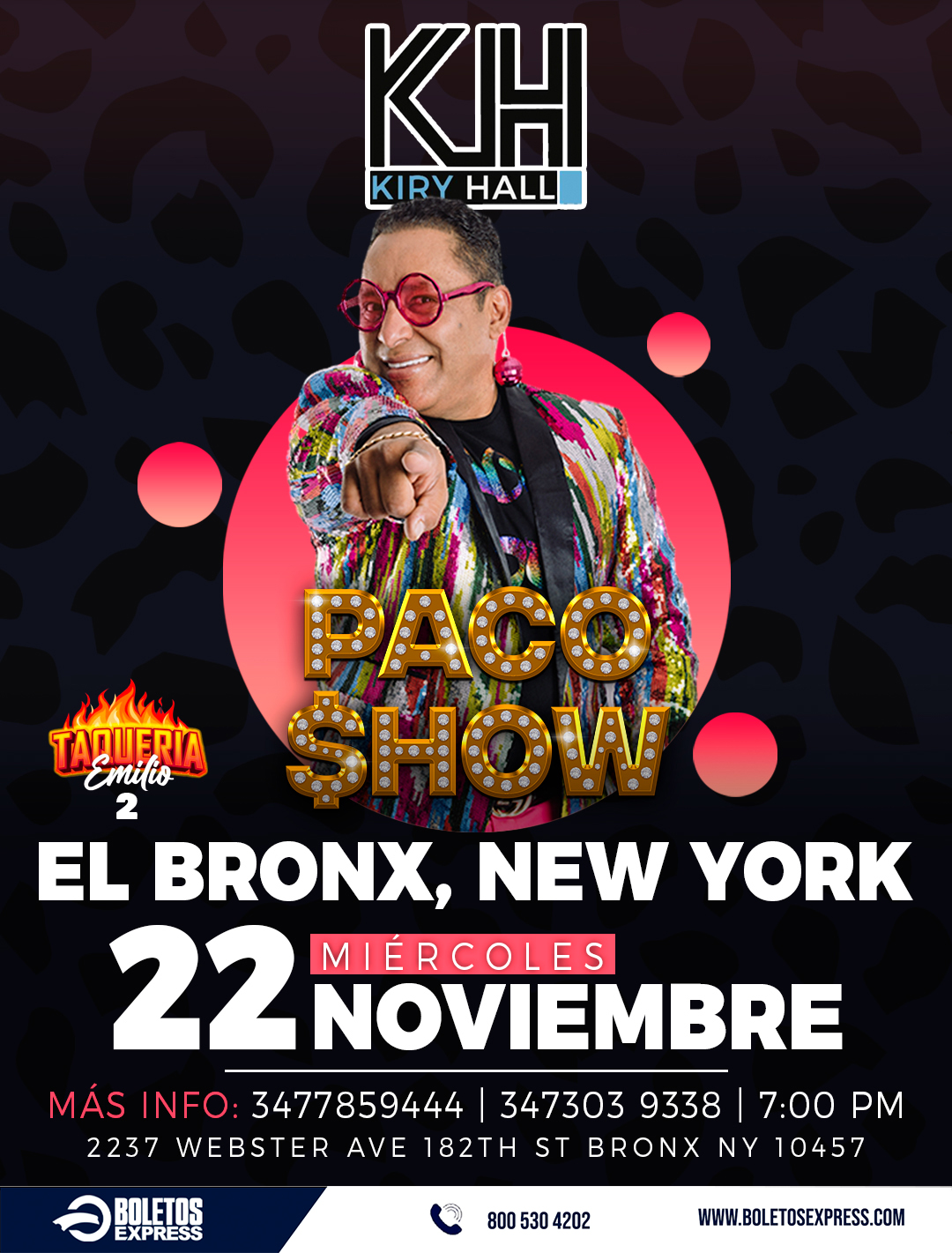 Buy tickets for PACO SHOW PACO SHOW