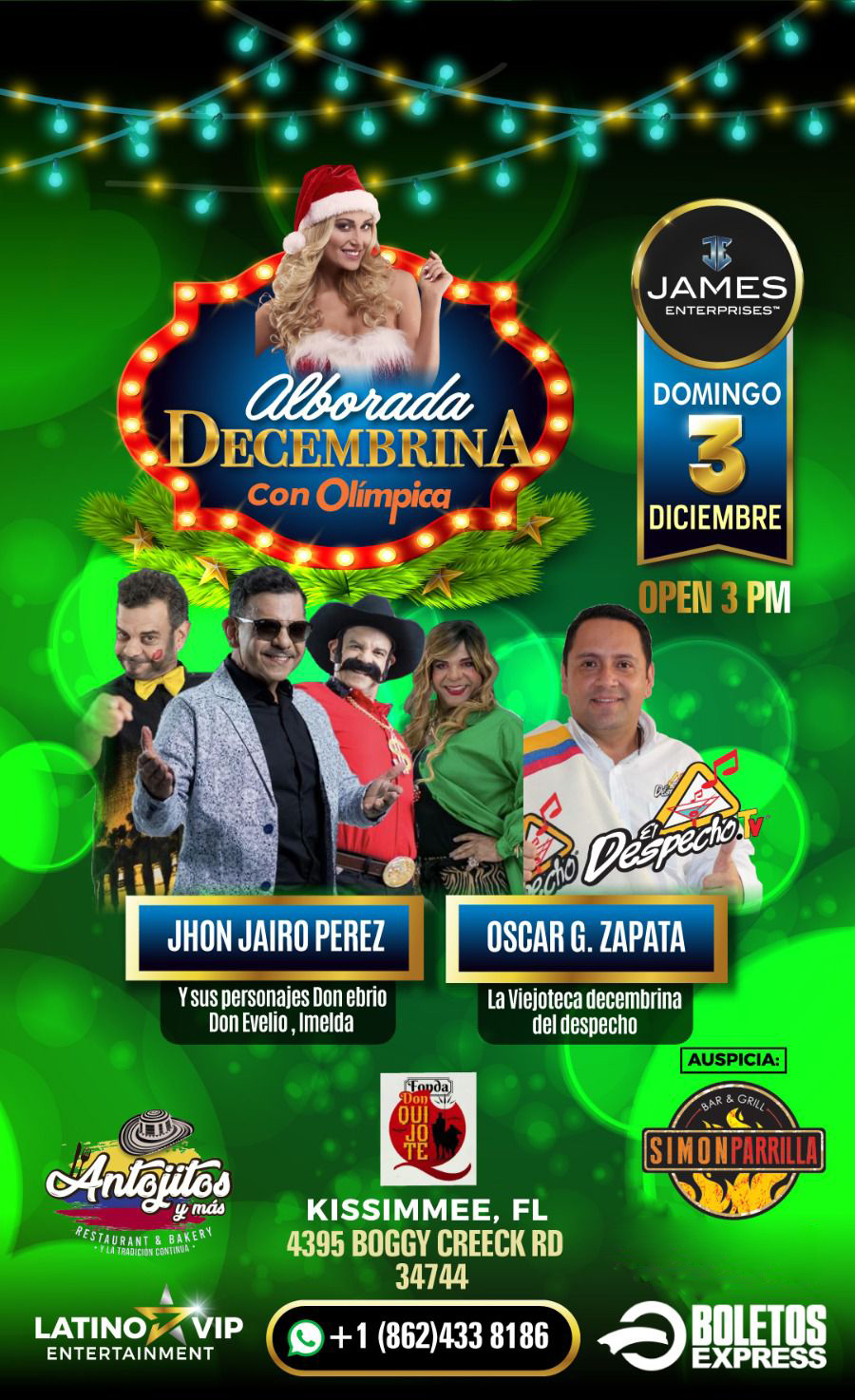 ALBORADA DECEMBRINA CON OLIMPICA - ORLANDO, FL
