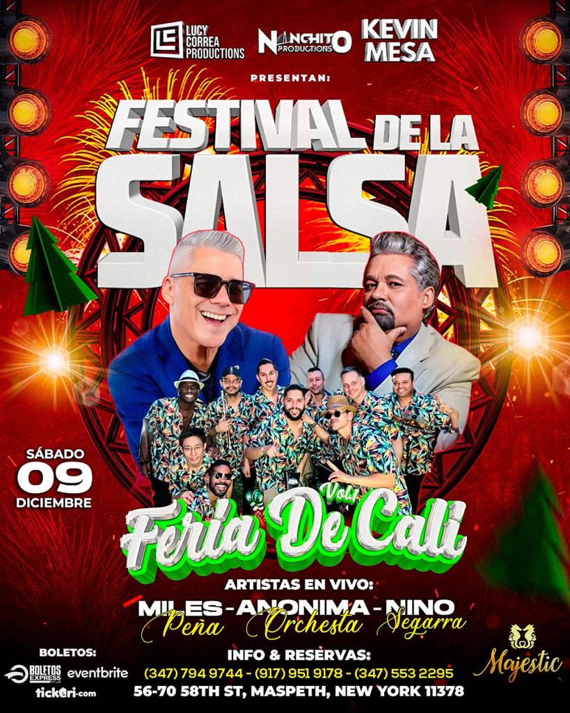 FERIA DE CALI EN NEW YORK! MILES PENA, NINO SEGARRA Y ANONIMA ORQUESTA