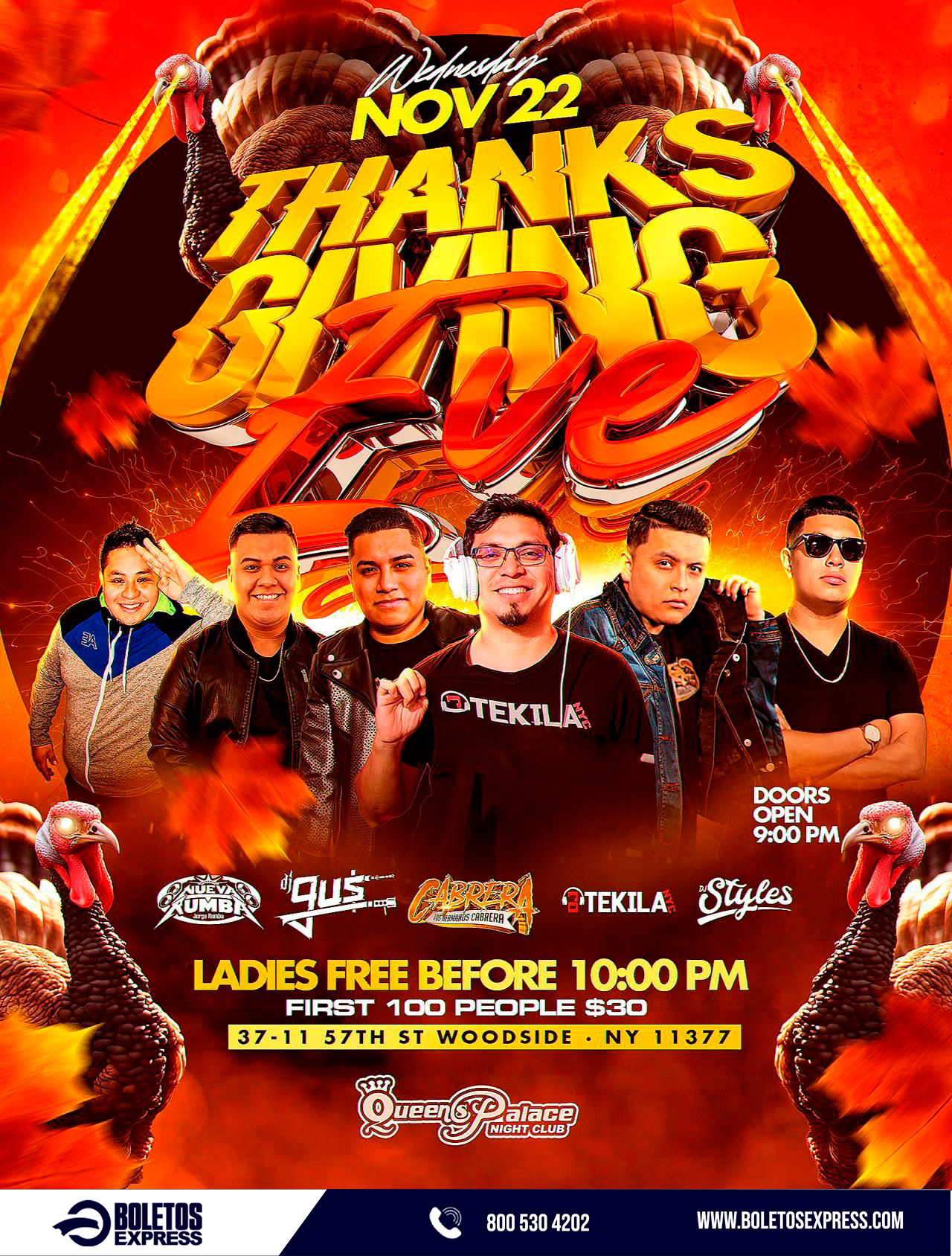 Buy tickets for THANKS GIVING EVE THANKS GIVING EVE