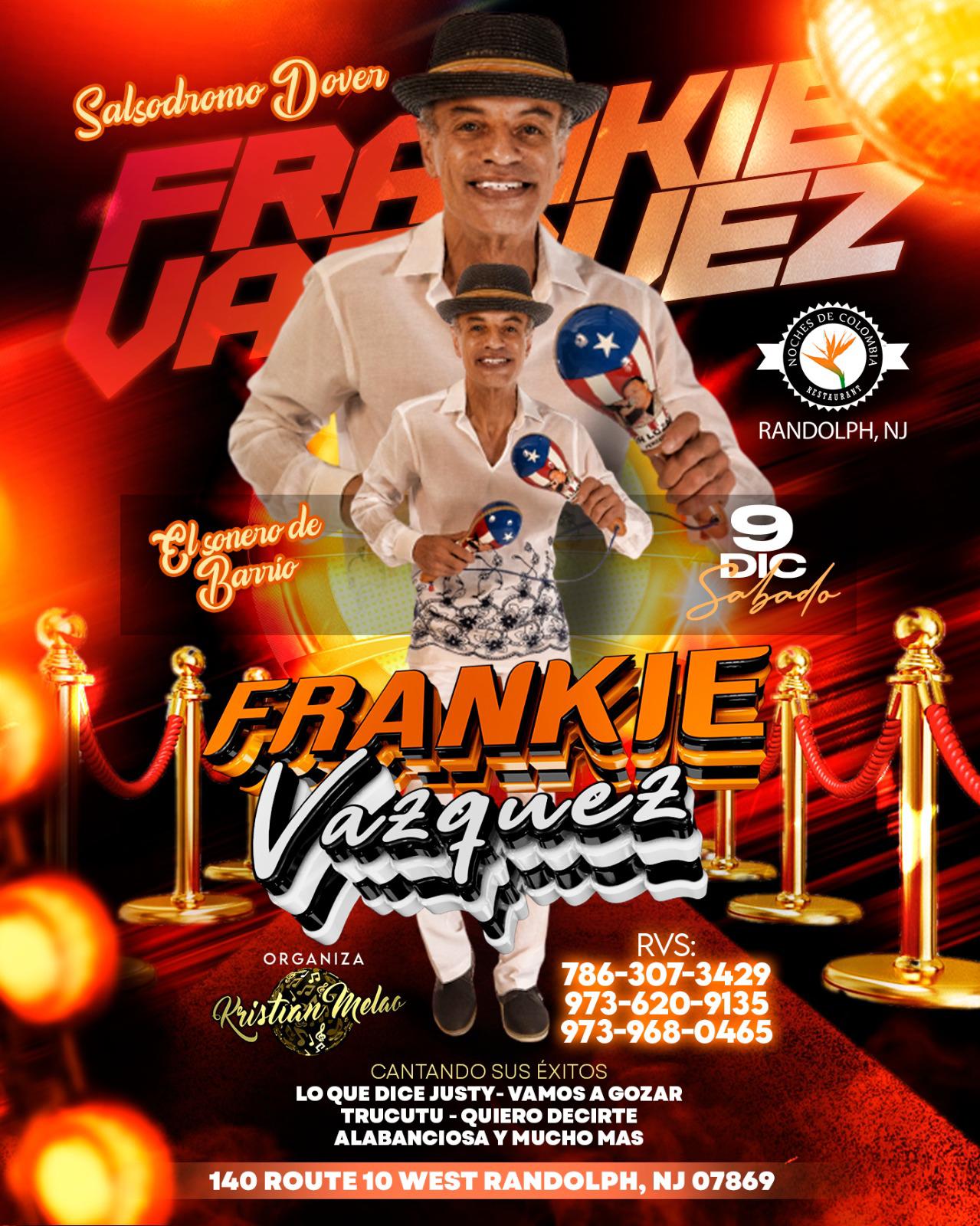 Buy tickets for FRANKIE VASQUEZ FRANKIE VASQUEZ