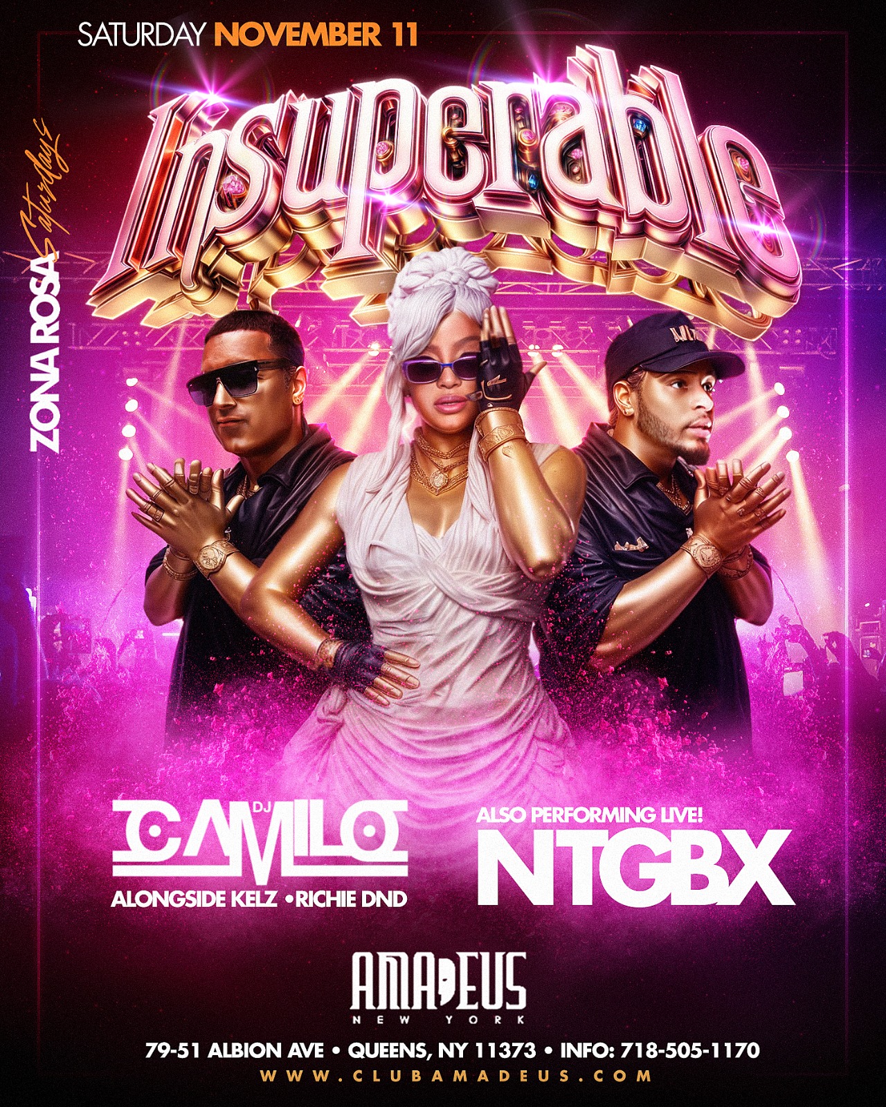 Buy tickets for La Insuperable & NTGBX Performing Live - Music By Dj Camilo La Insuperable & NTGBX Performing Live - Music By Dj Camilo