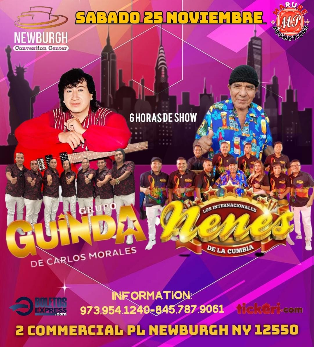 GRUPO GUINDA Y LOS NENES DE LA CUMBIA EN NEWBURGH - NEW YORK