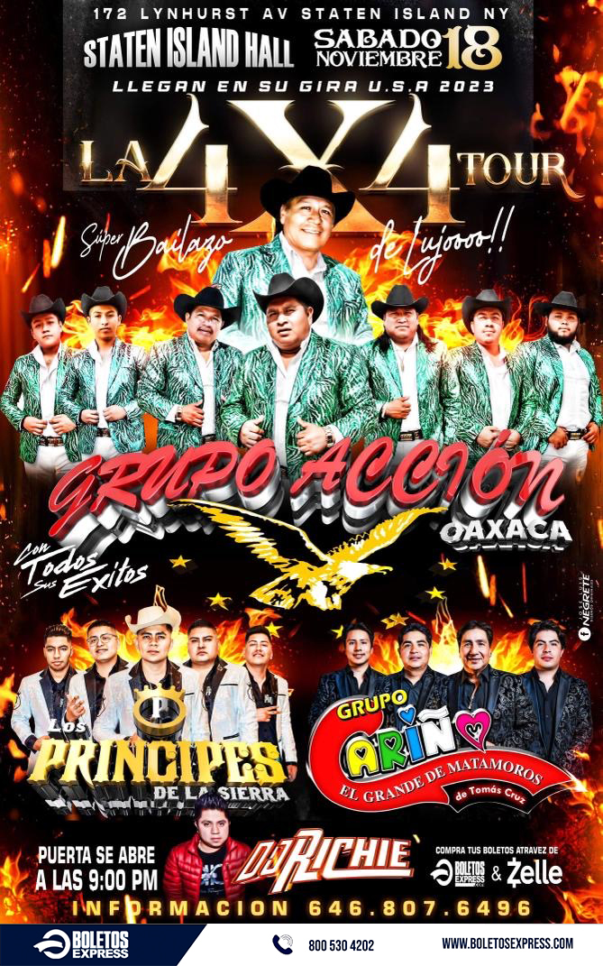 GRUPO ACCION OAXACA | GRUPO CARIÑO | LOS PRINCIPES DE LA SIERRA