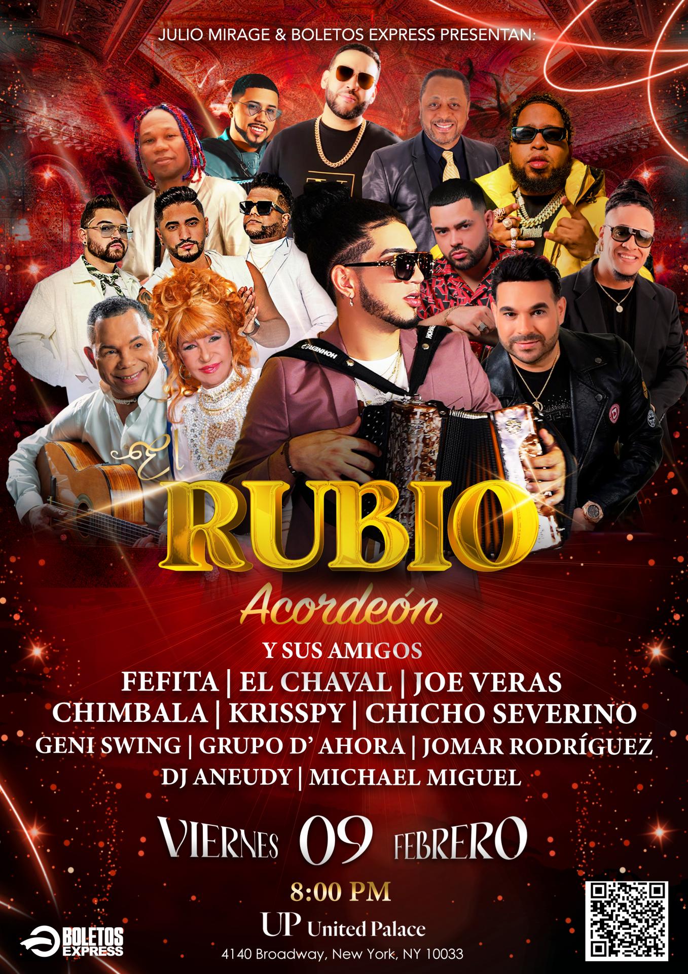 EL RUBIO ACORDEÓN & SUS AMIGOS Tickets - BoletosExpress